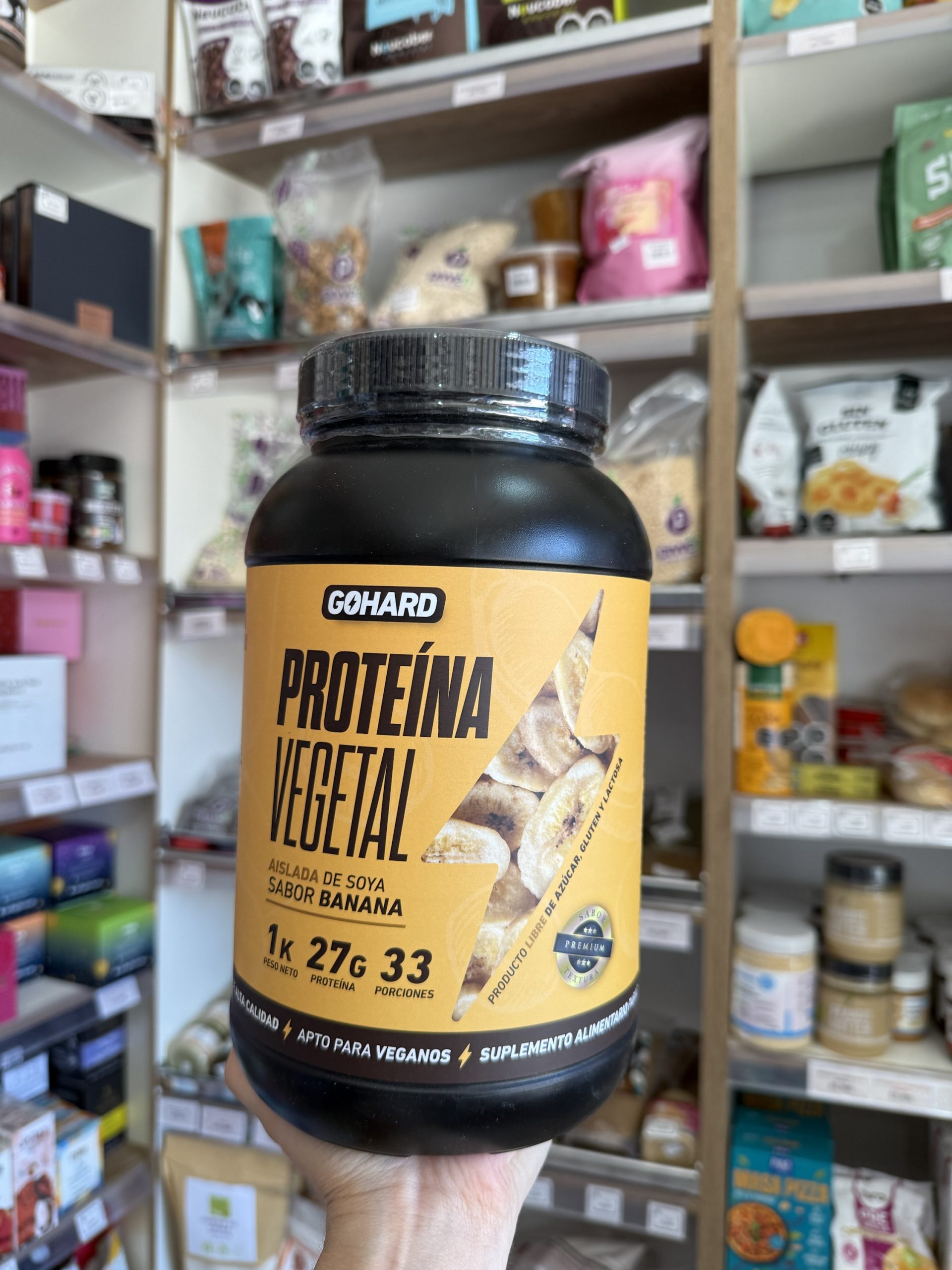 PROTEINA VEGETAL SOJA GOHARD 1 KG BANANA