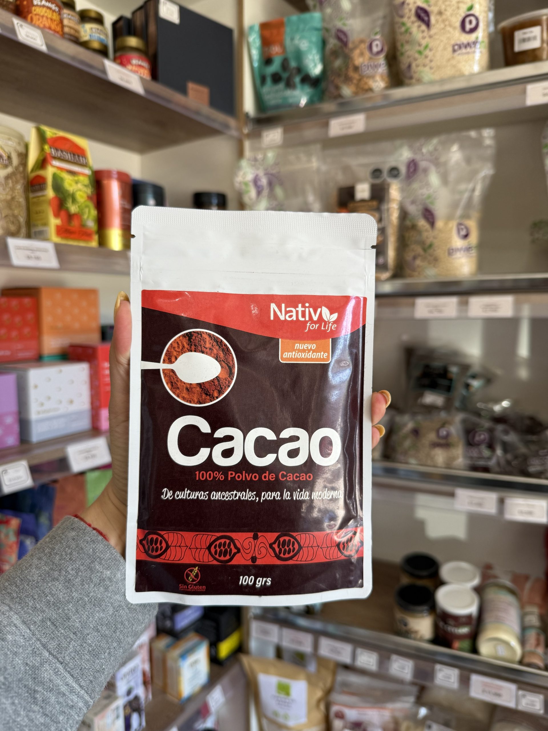 CACO EN POLVO 100 GR NATIV FOR LIFE