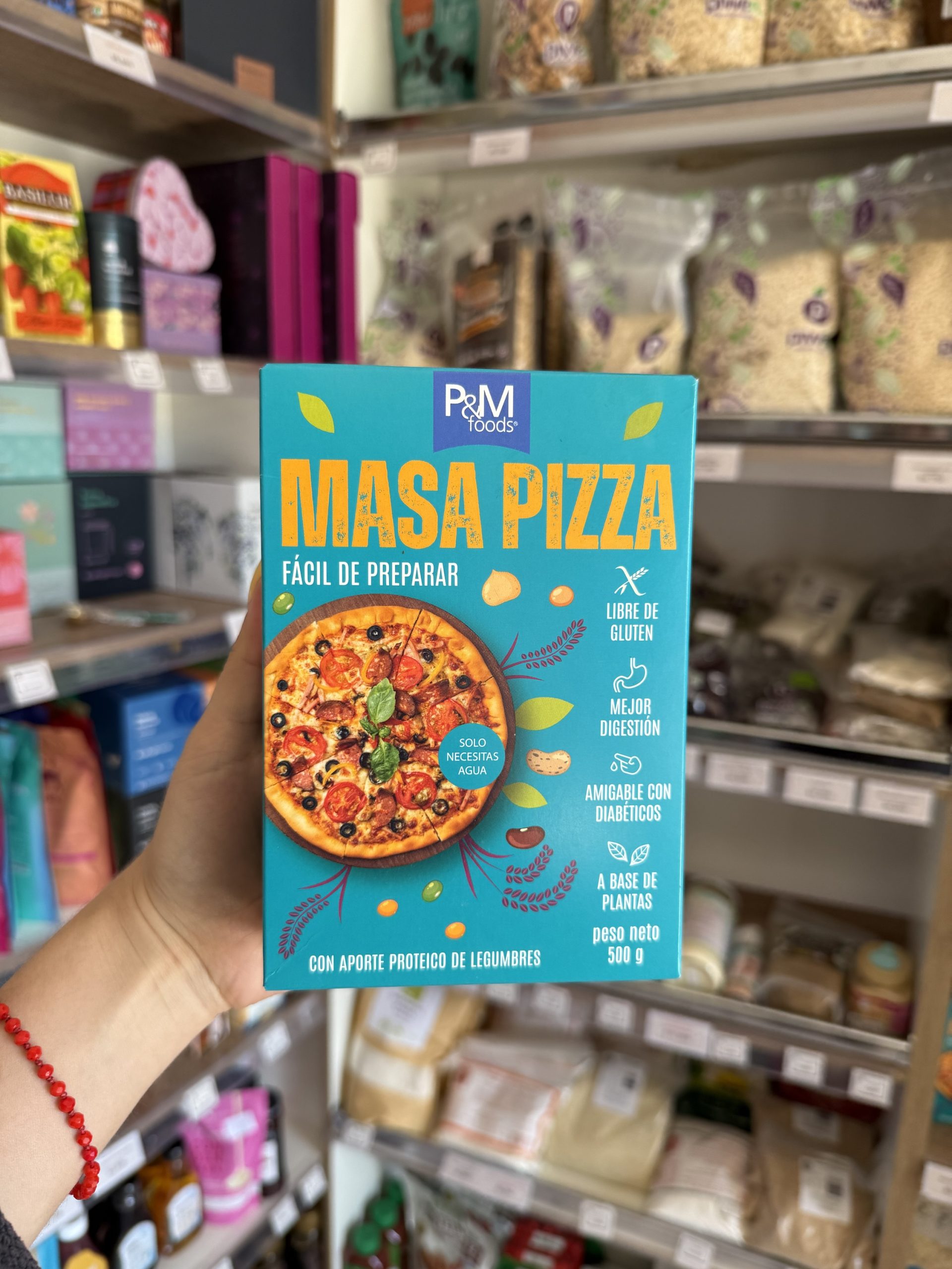 PREMEZCLA MASA PIZZA SIN GLUTEN P&M