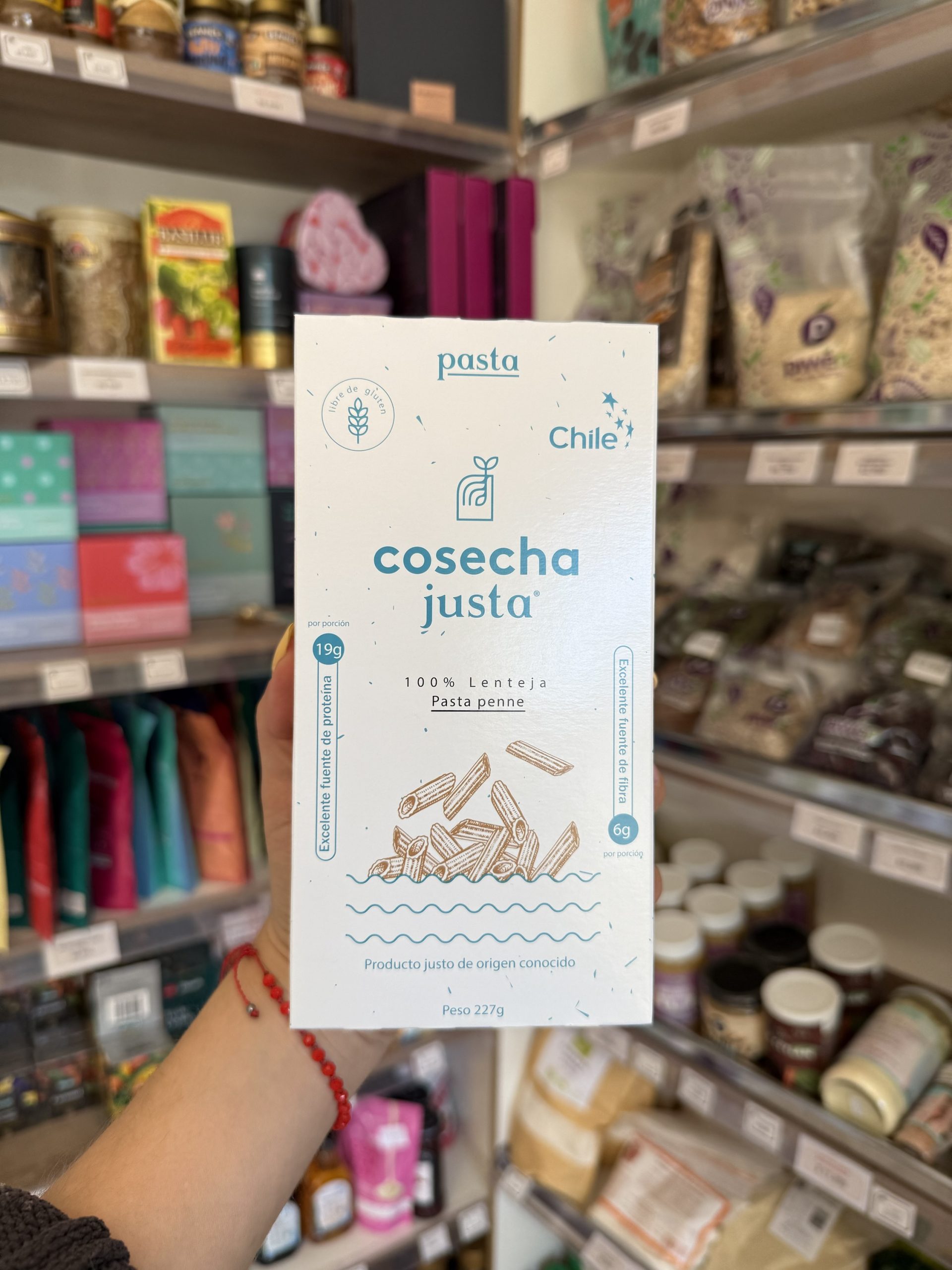 PASTA COSECHA JUSTA PENNE LENTEJA