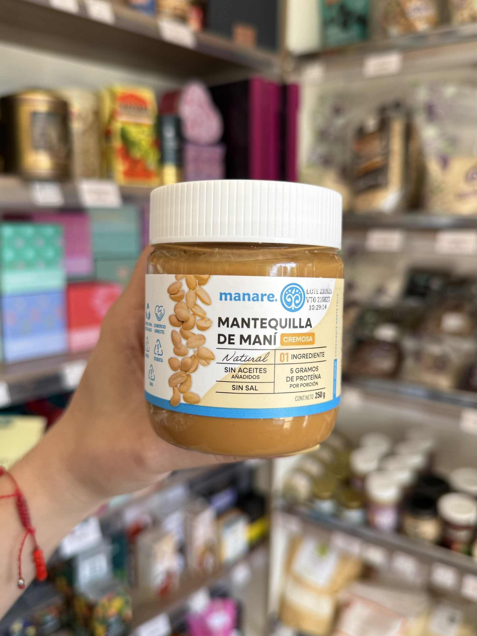 MANTEQUILLA DE MANÍ 250 manare