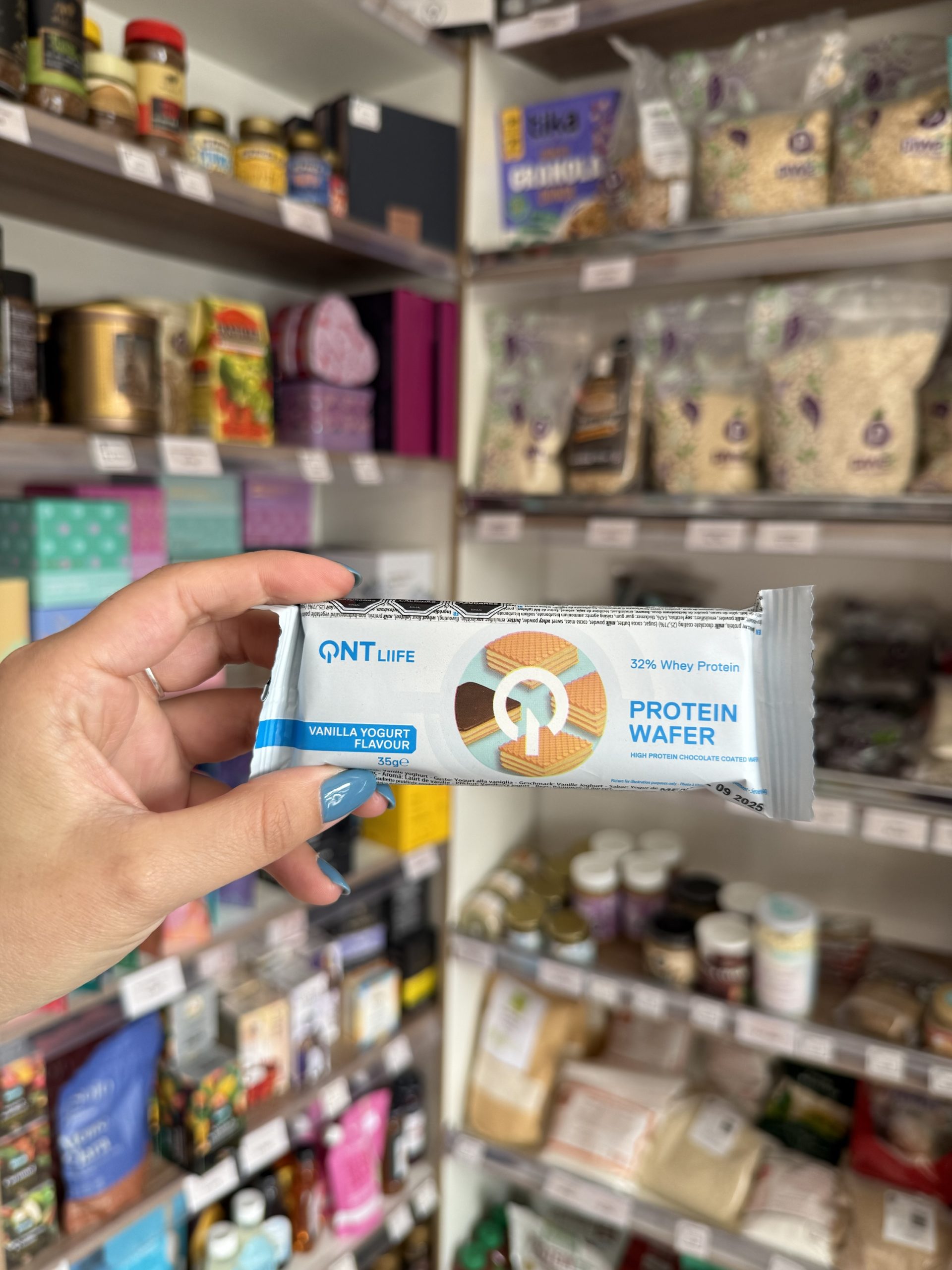 BARRA DE PROTEÍNA QNT TIPO WAFER VAINILLA 35 gr