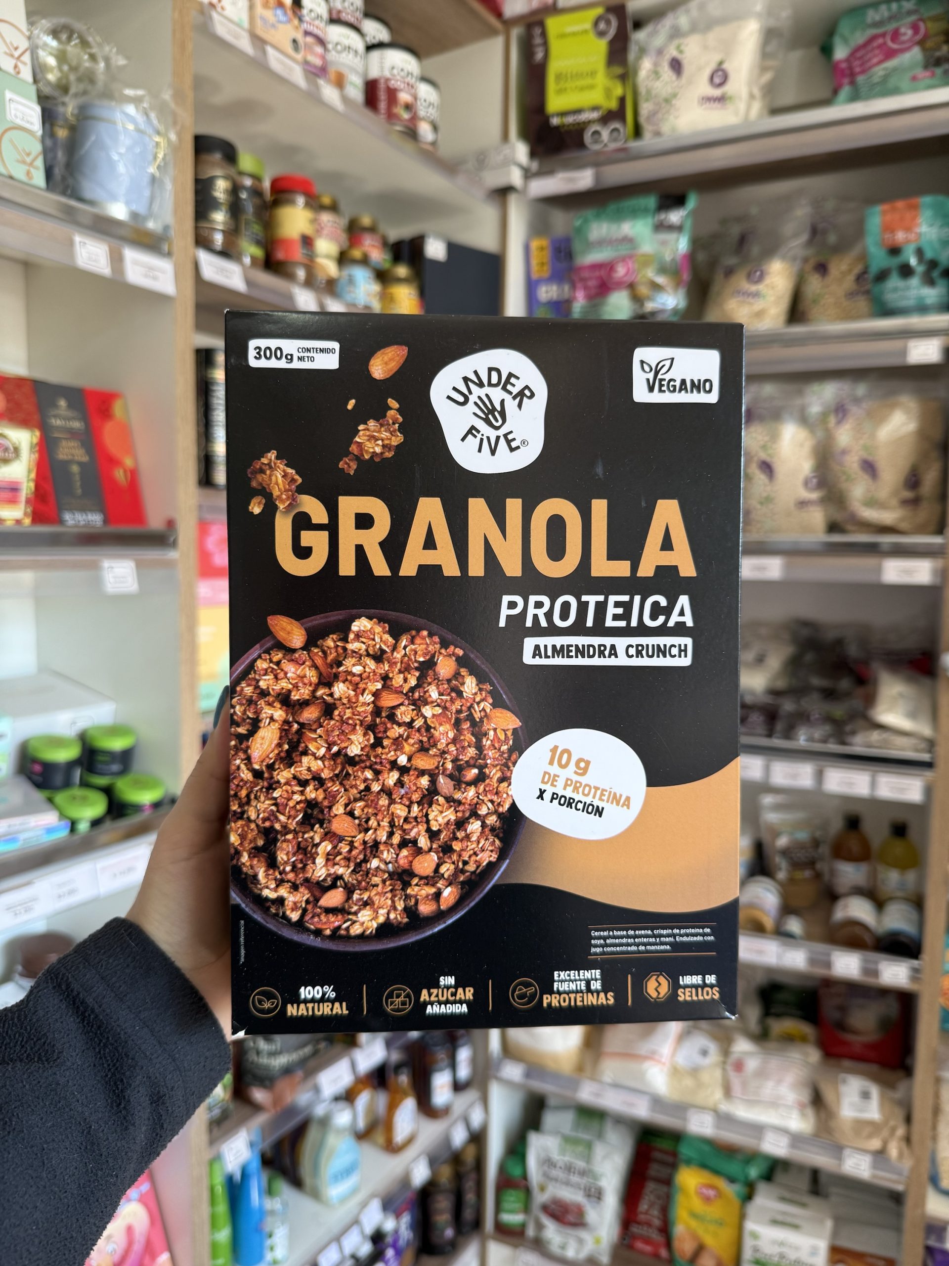 GRANOLA PROTEICA UNDER FIVE ALMENDRA CRUNCH 300 GR