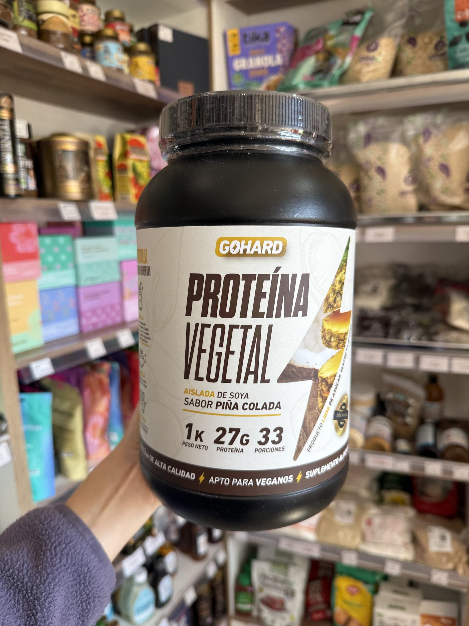 PROTEÍNA VEGETAL GOHARD 1 KG PIÑA COLADA