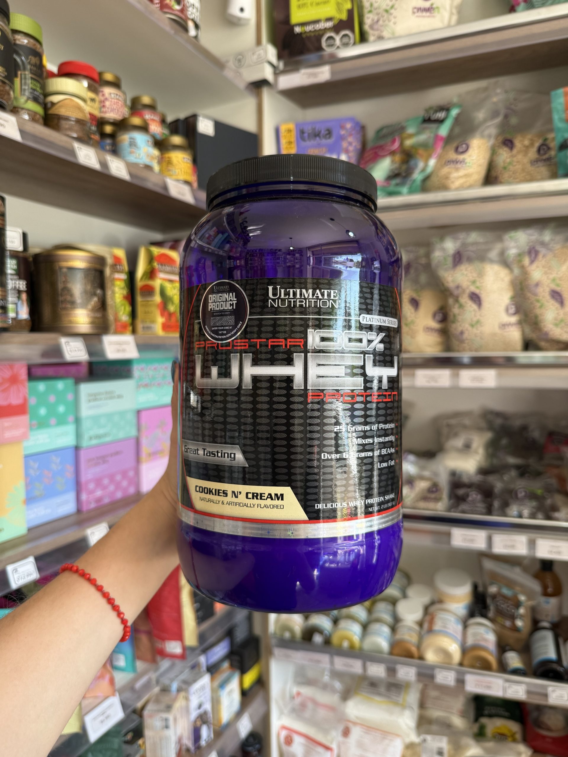 PROTEÍNA ULTIMATE NUTRITION PROSTAR WHEY 2 LBS COOKIES AND CREAM
