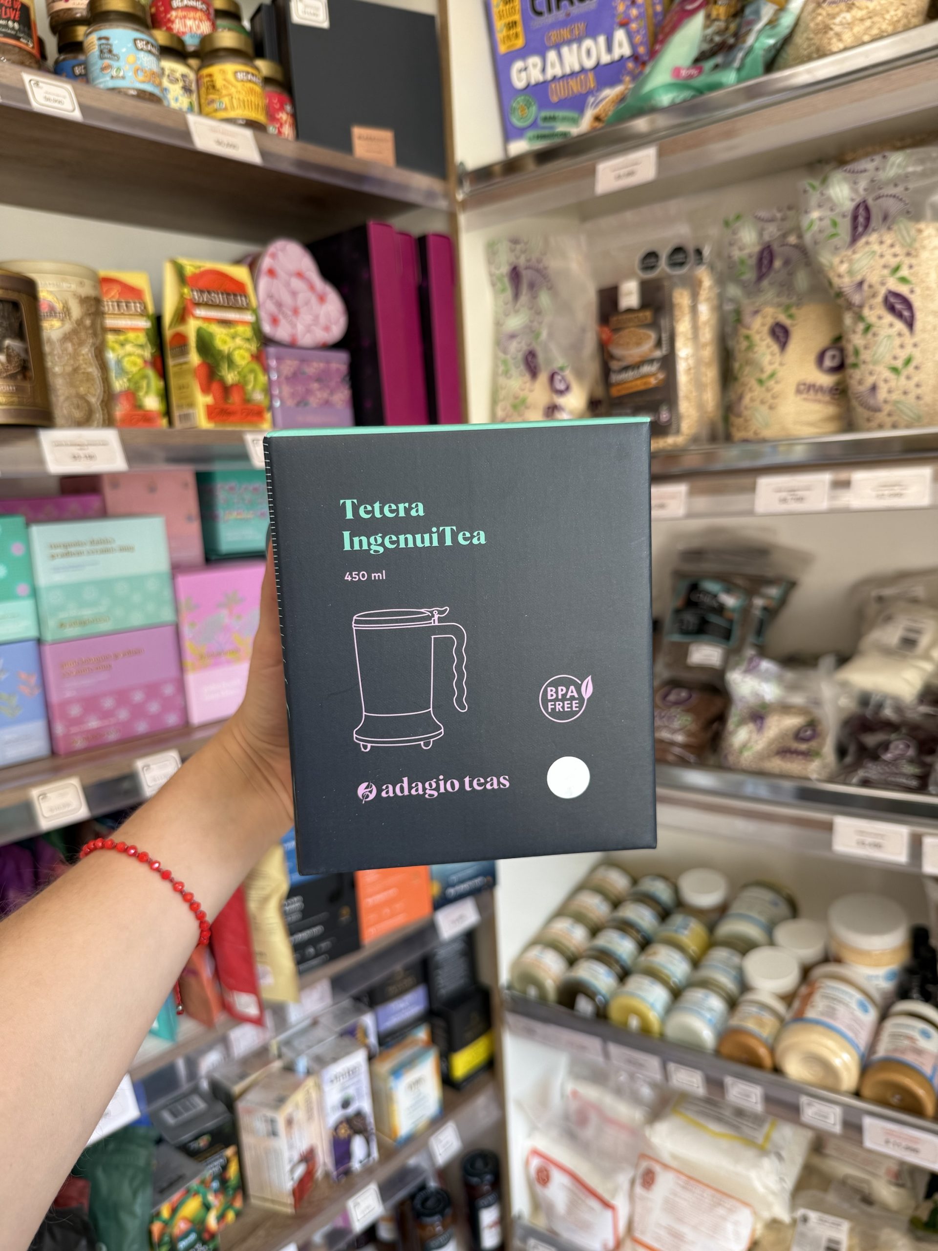 Tetera Ingenuitea Transparente 450 ml Adagio