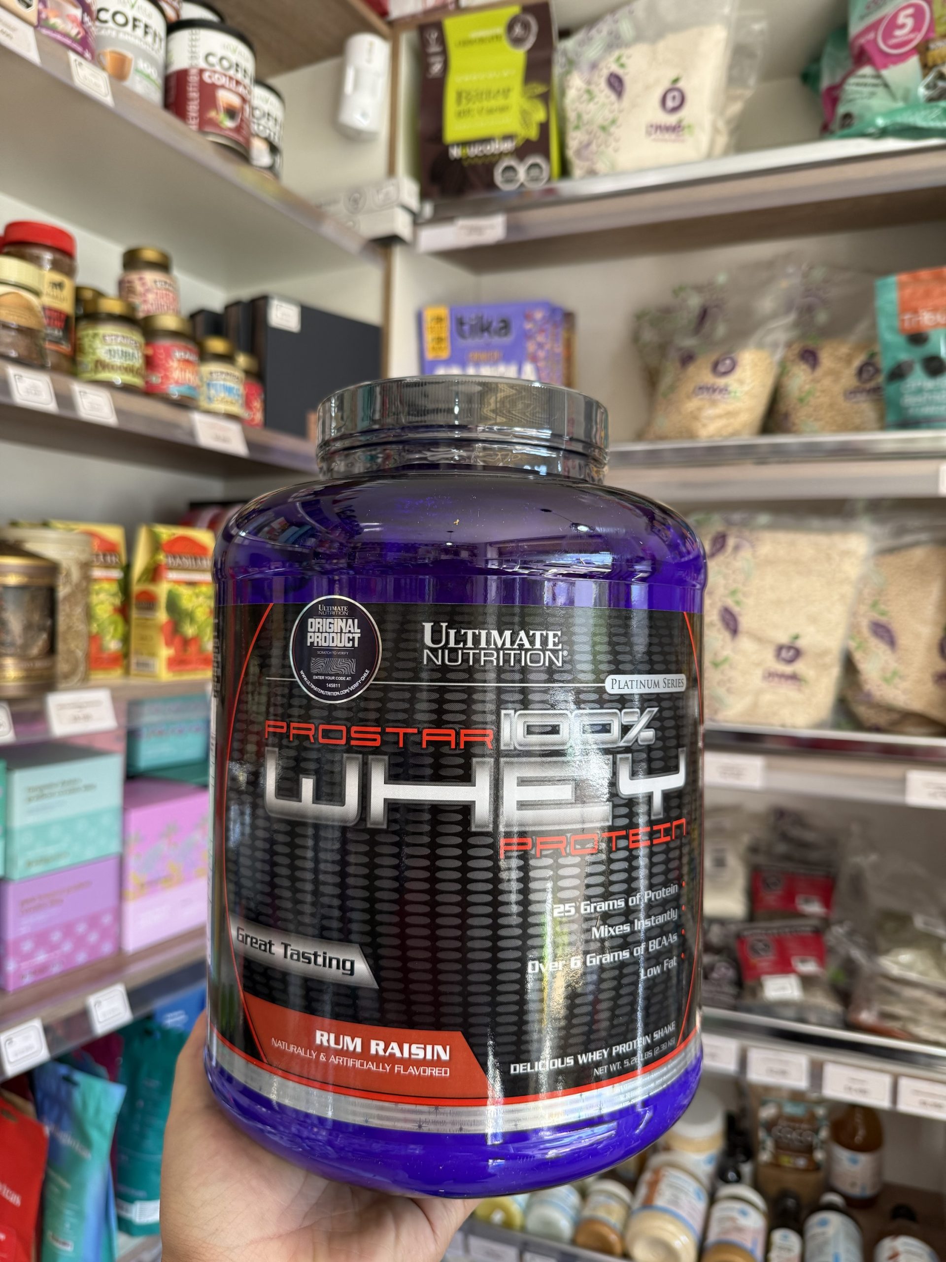 PROTEÍNA ULTÍMATE NUTRITION PROSTAR 100% WHEY 5 LBS RUM RAISIN