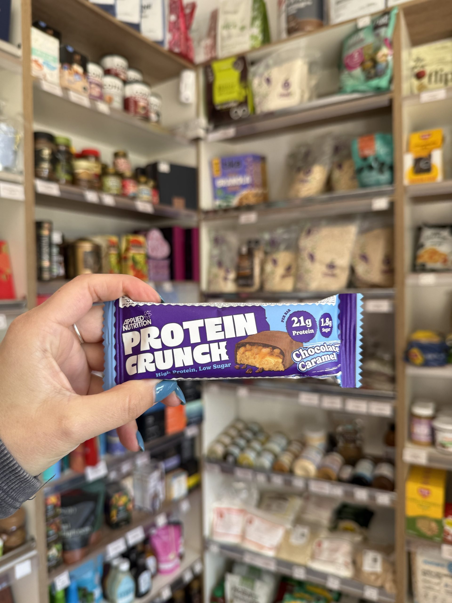 BARRA DE PROTEÍNA CRUNCH CHOCOLATE CARAMEL 21 gr