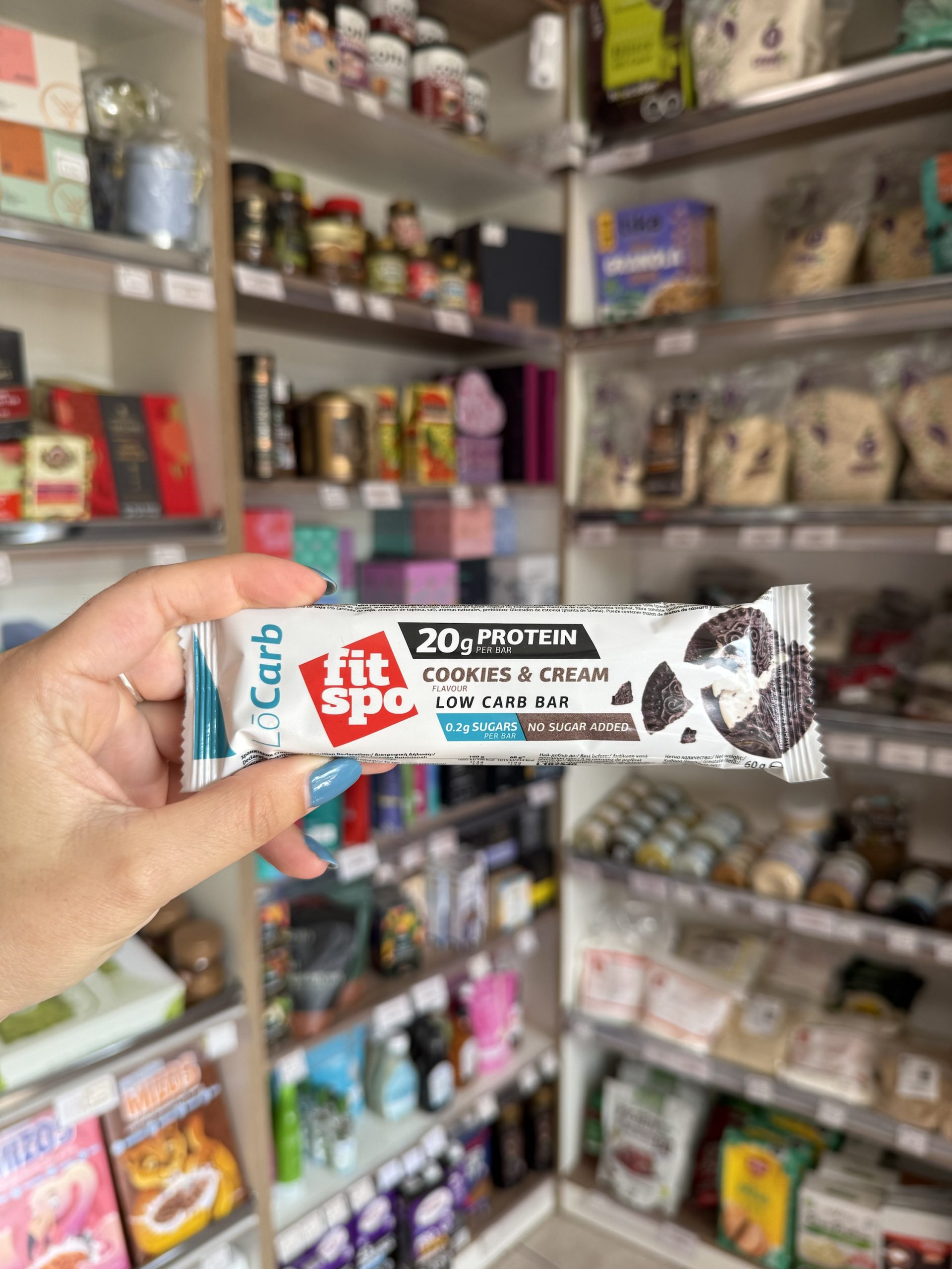 BARA DE PROTEÍNA FIT SPO COOKIES AND CREAM 60 GR
