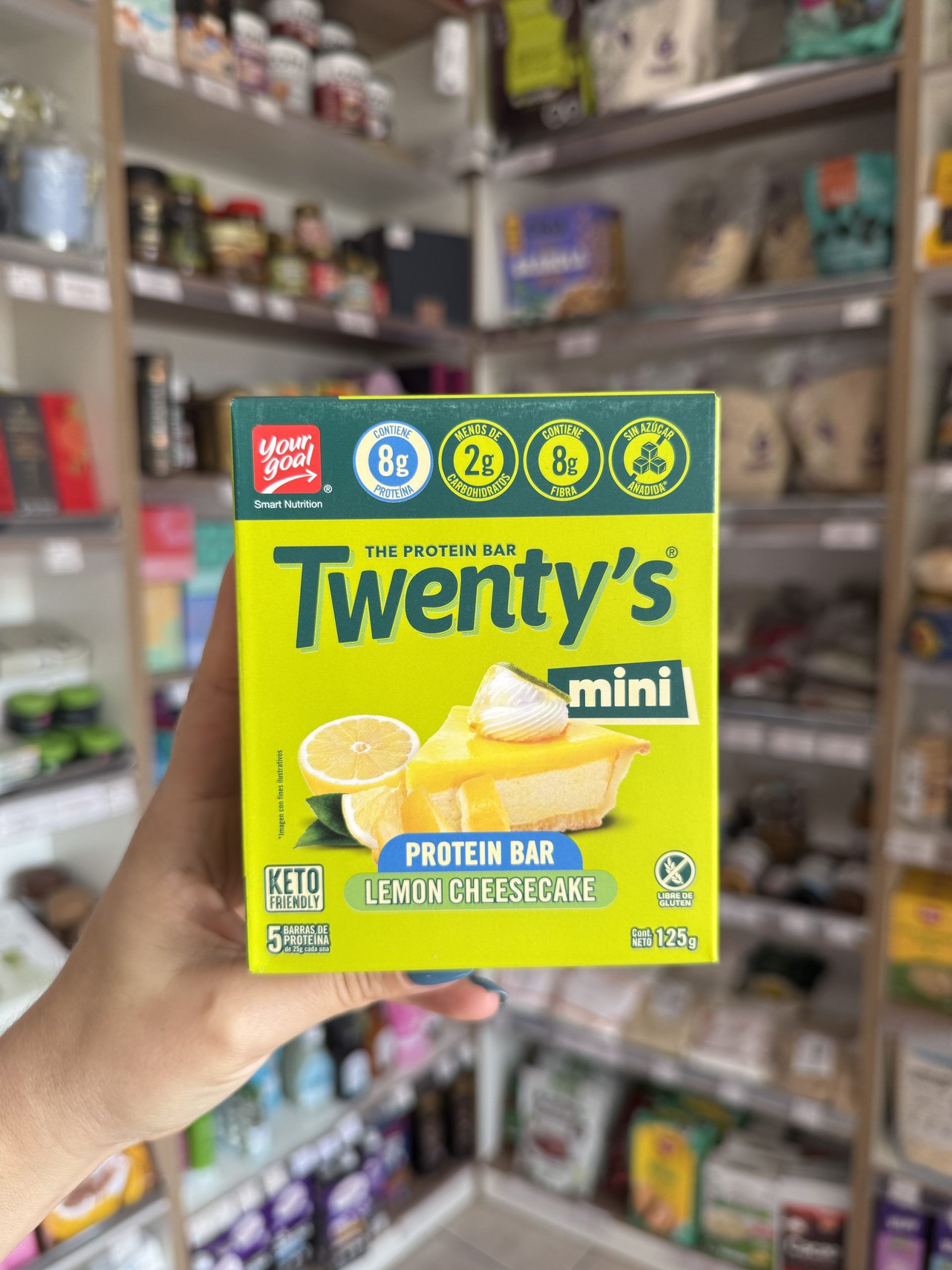 CAJA MINI TWENTYS LEMON CHEESECAKE 125 gr
