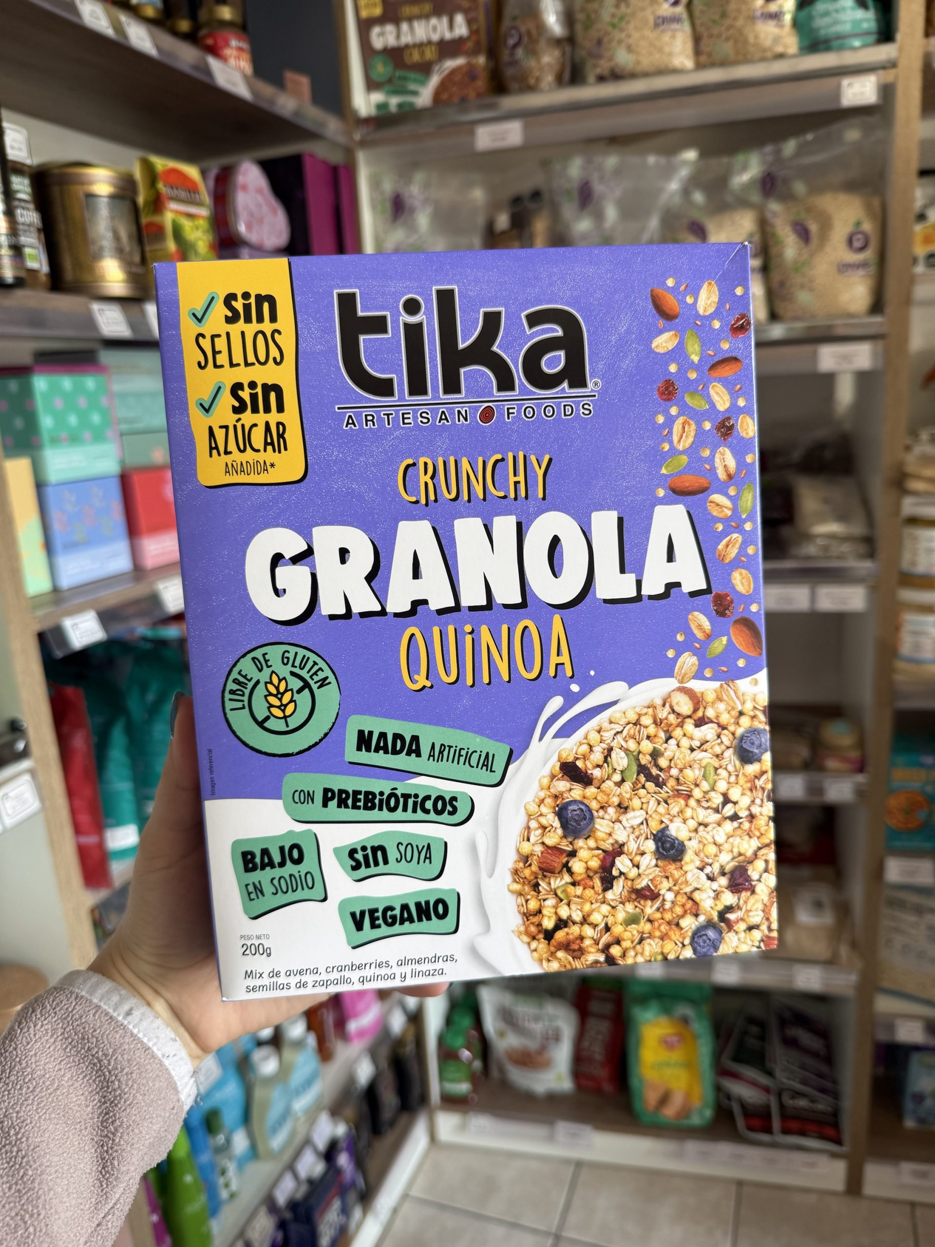 TIKA GRANOLA CRUNCHY QUINOA 200 GR