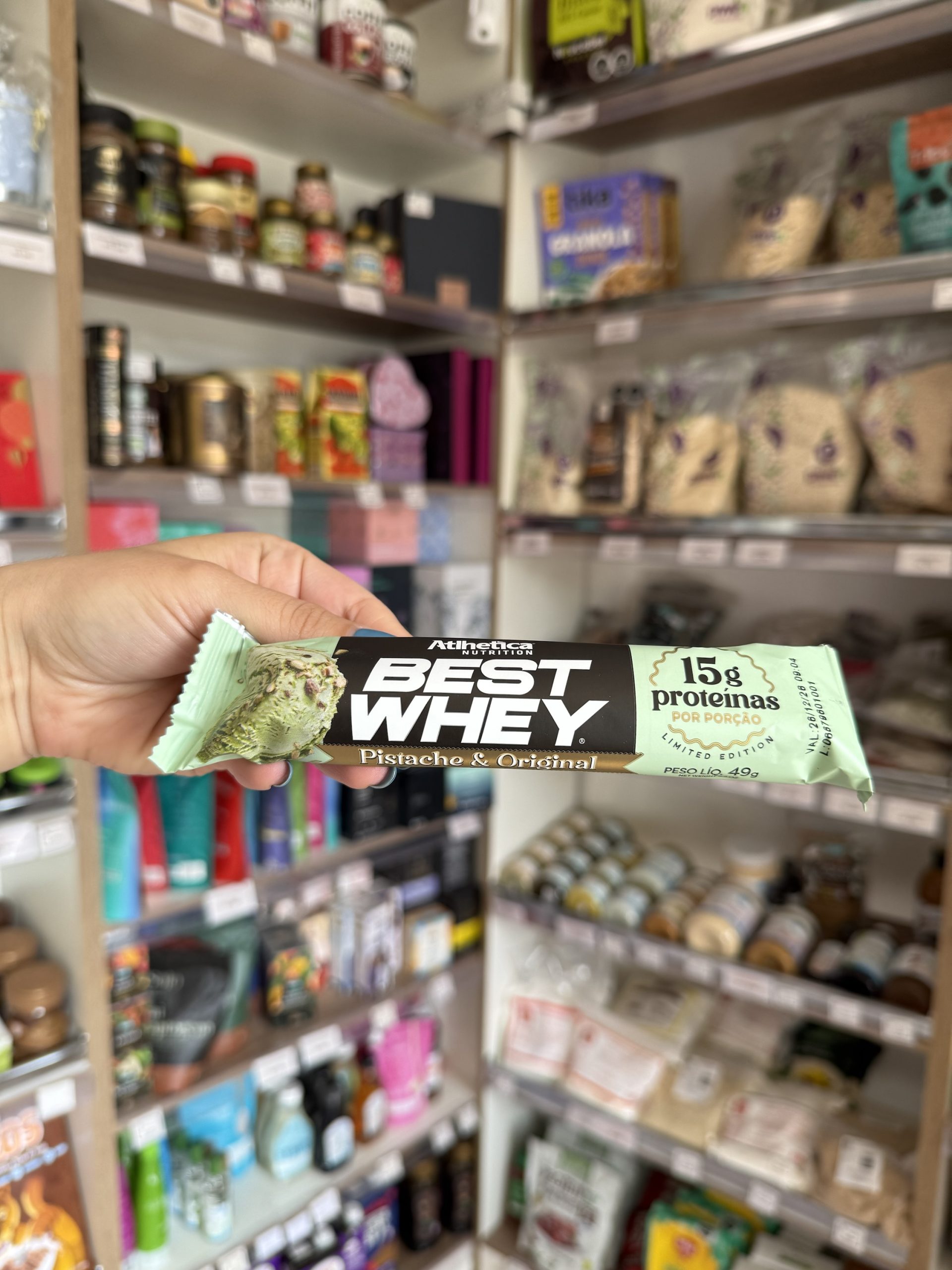 BARRA DE PROTEÍNA BEST WHEY SABOR PISTACHO 49 gr