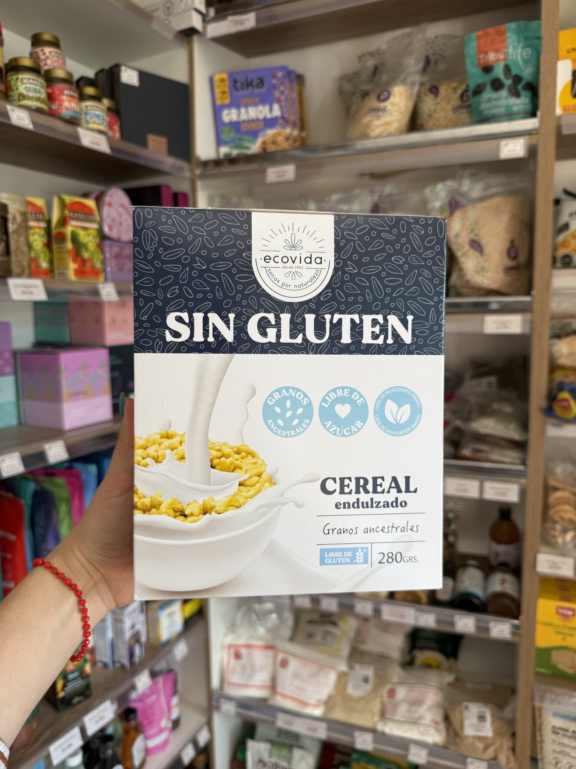 CEREAL ENDULZADO SIN GLUTEN 280 GR ECOVIDA