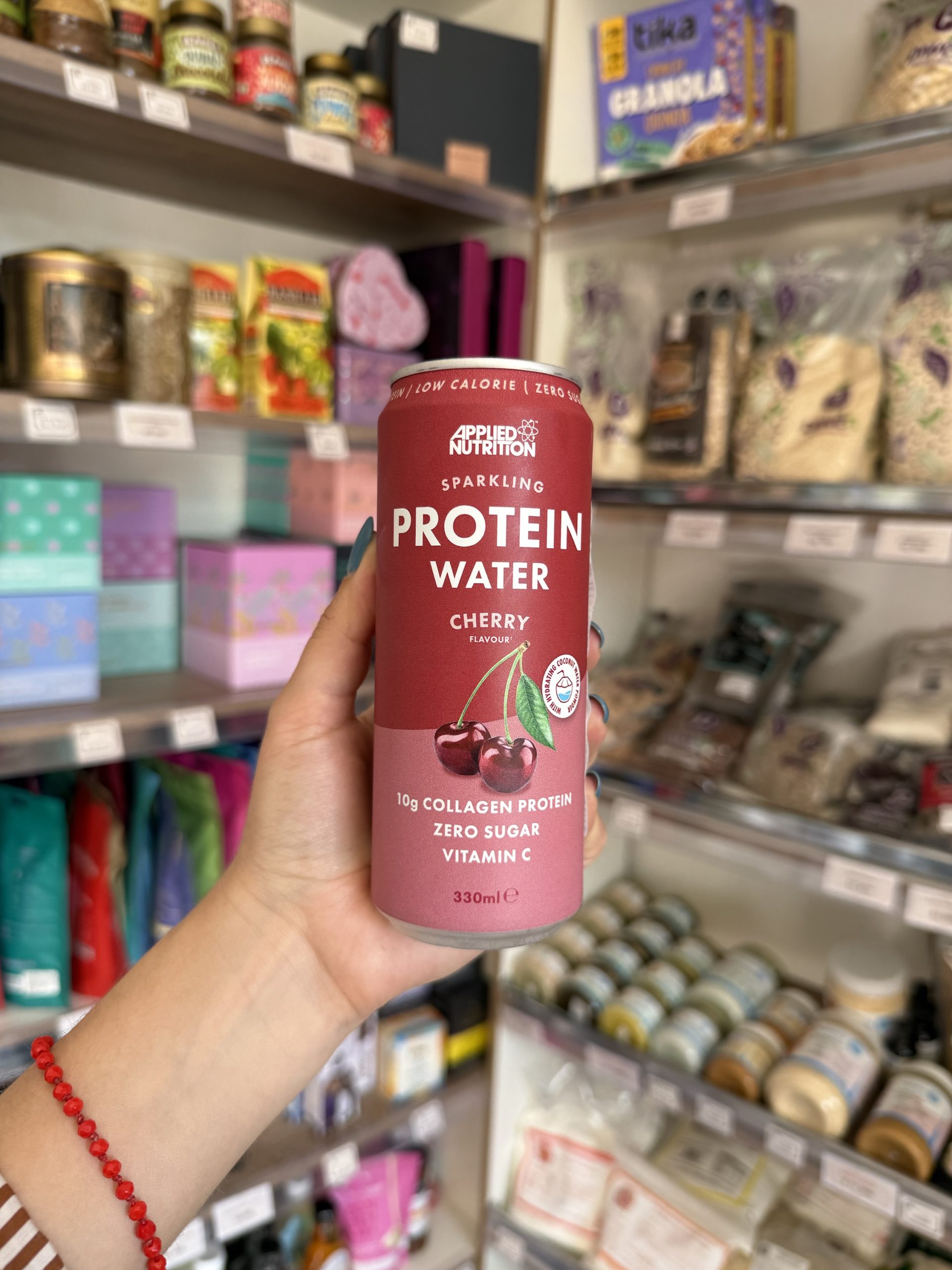 PROTEIN WATER LATA 330 ML CHERRY