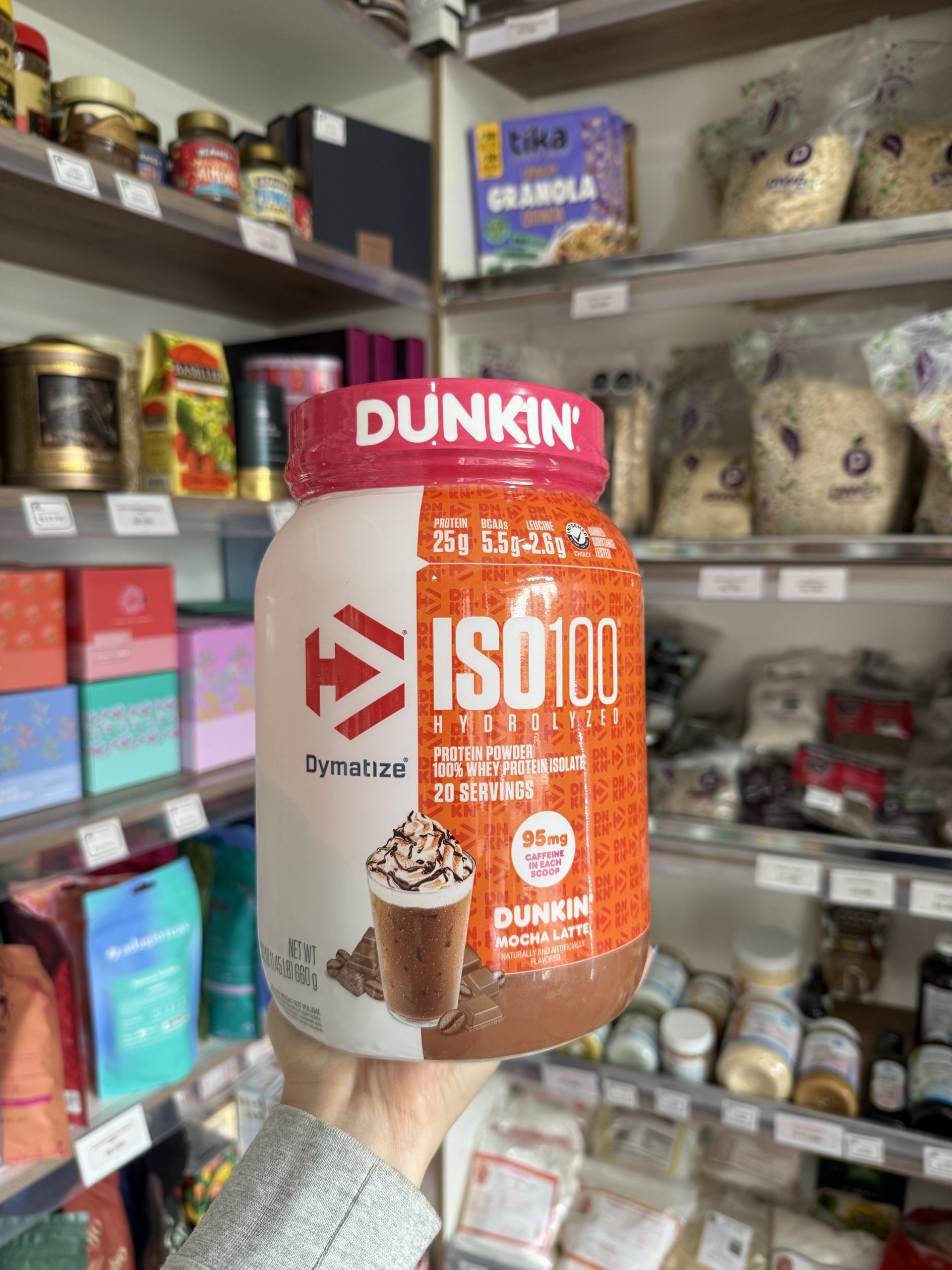 PROTEÍNA ISO 100 DUNKIN MOCHA LATTE 1,4 lb