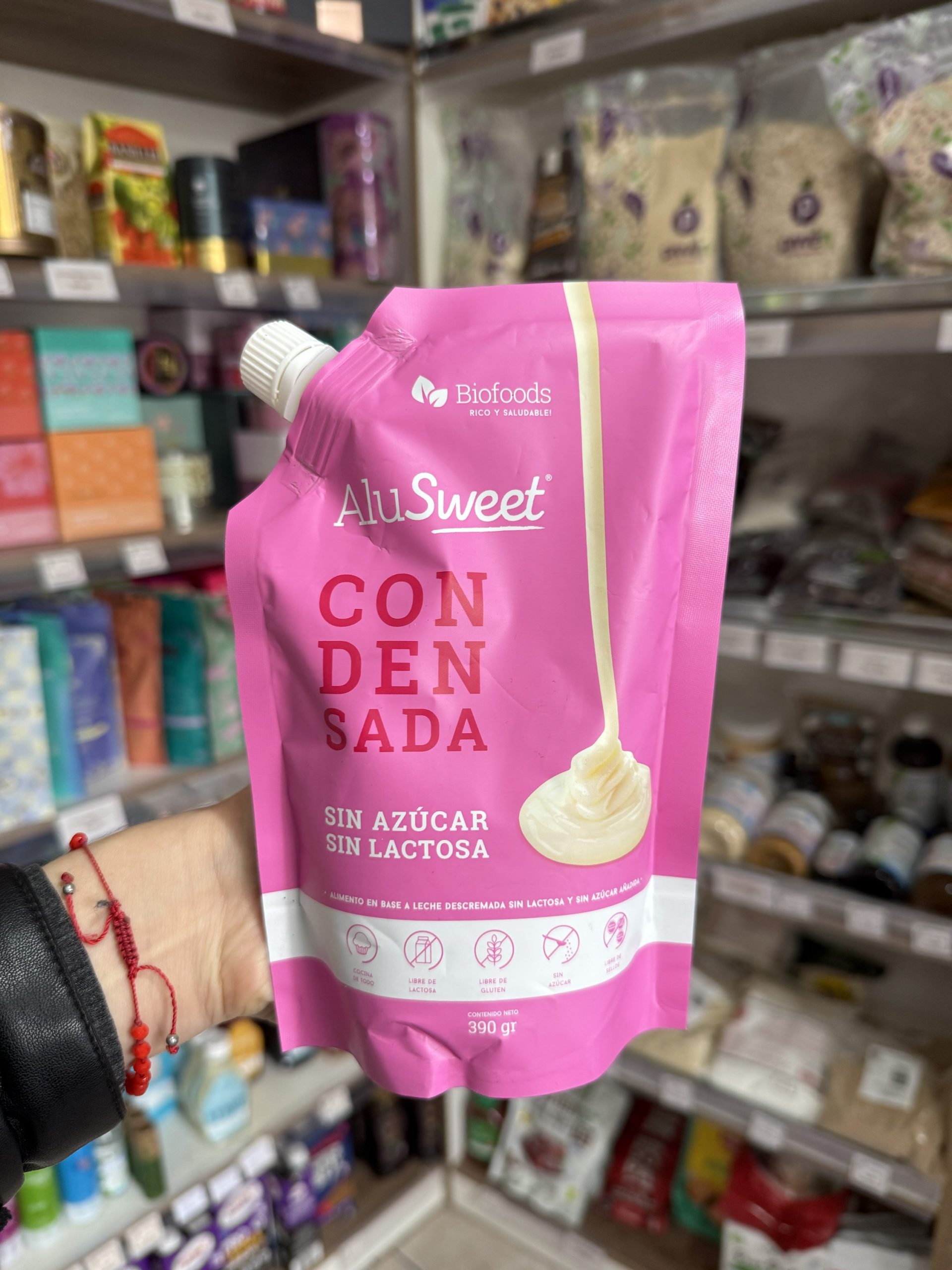 LECHE CONDENSADA ALUSWEET 390 GR