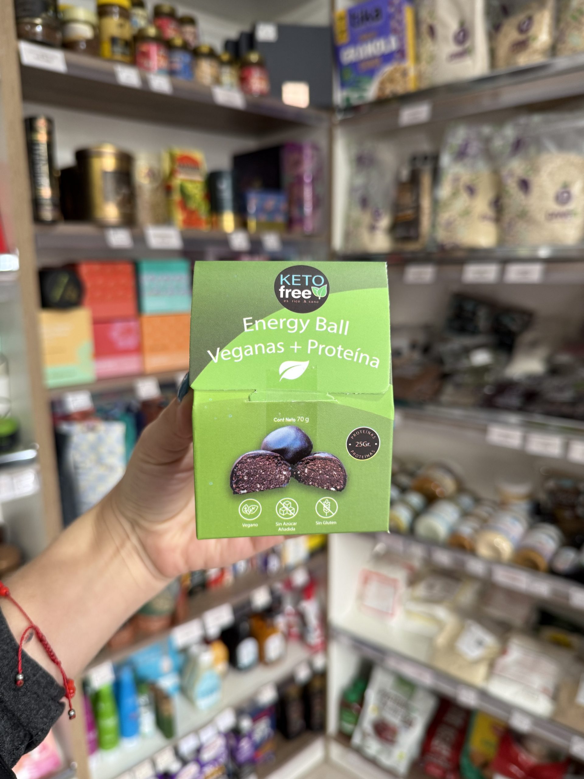 ENERGY BALLS 70 GR KETO FREE VEGANAS + PROTEÍNA