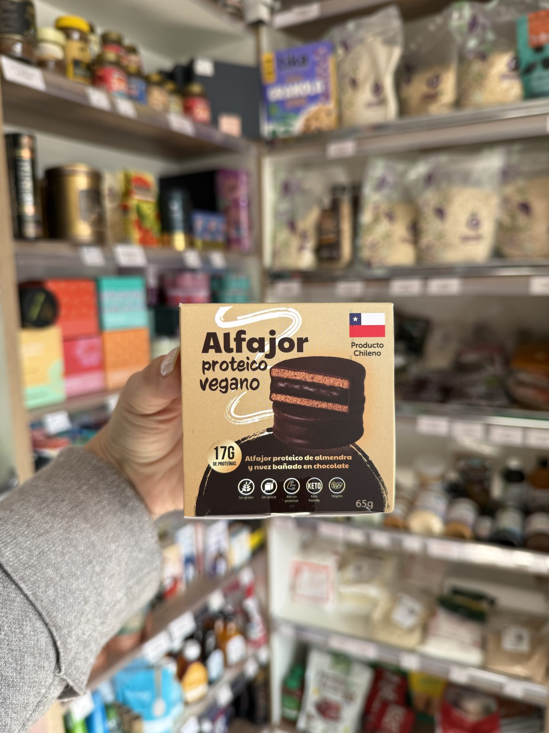 ALFAJOR PROTEICO KETO VEGANO