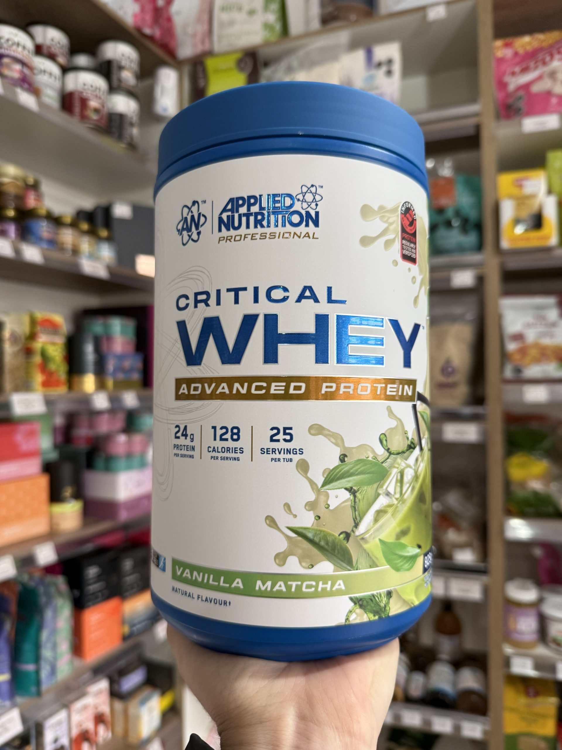 PROTEÍNA CRITICAL WHEY 825 GR VAINILLA MATCHA