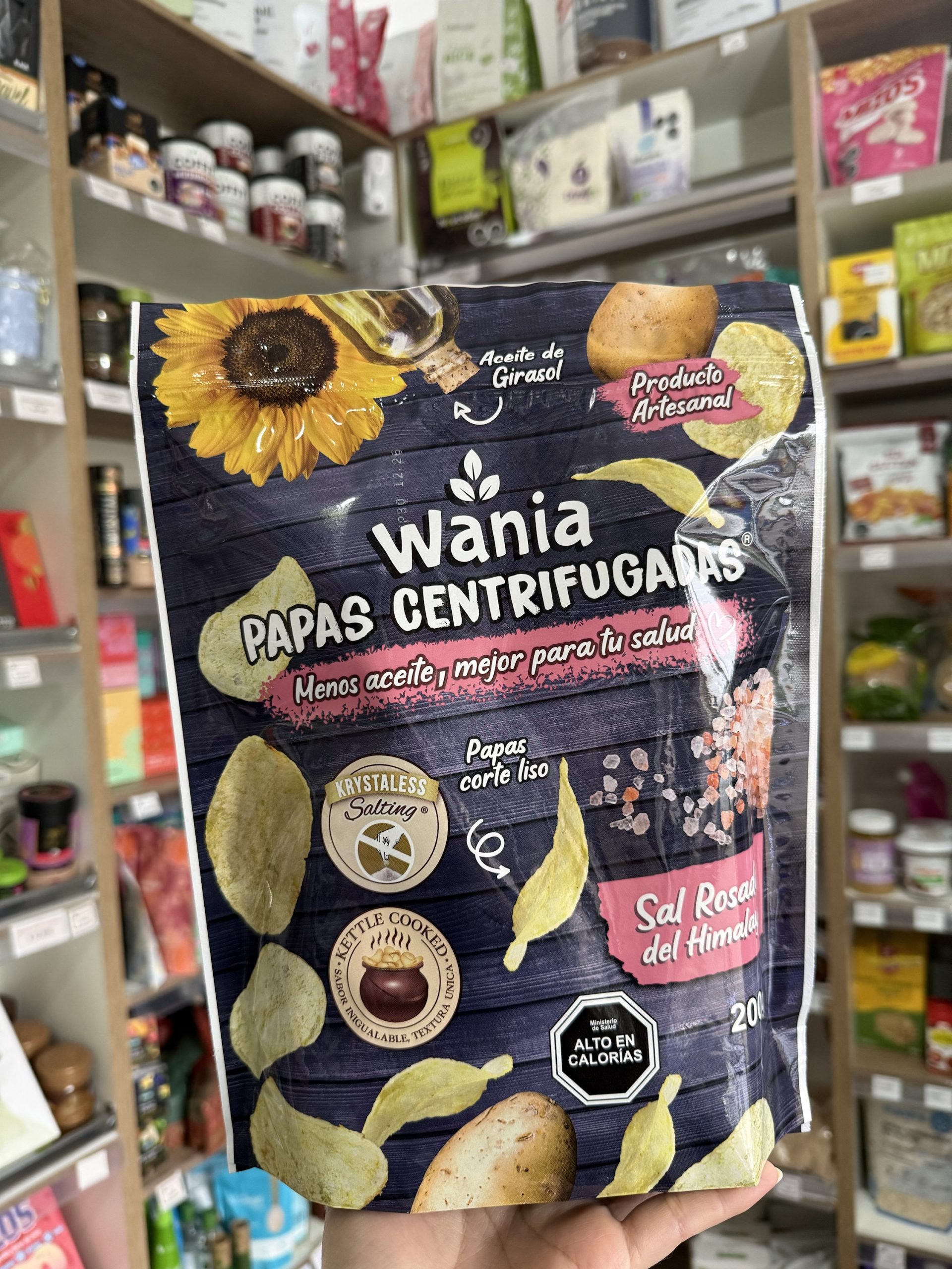 PAPAS CENTRIFUGADAS WANIA 200 GR SAL ROSADA DEL HIMALAYA