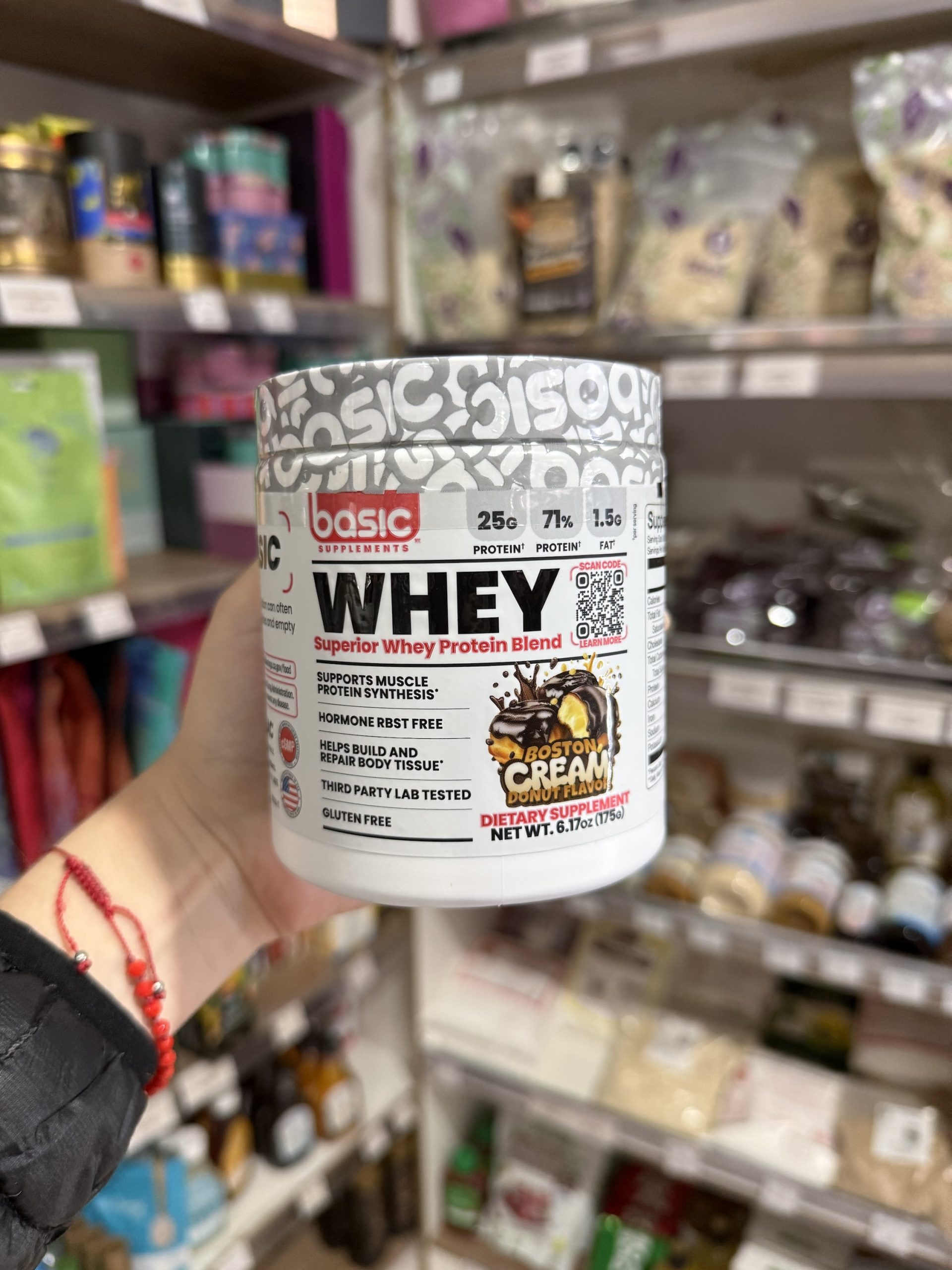 PROTEÍNA WHEY BASIC 175 GR BOSTON CREAM