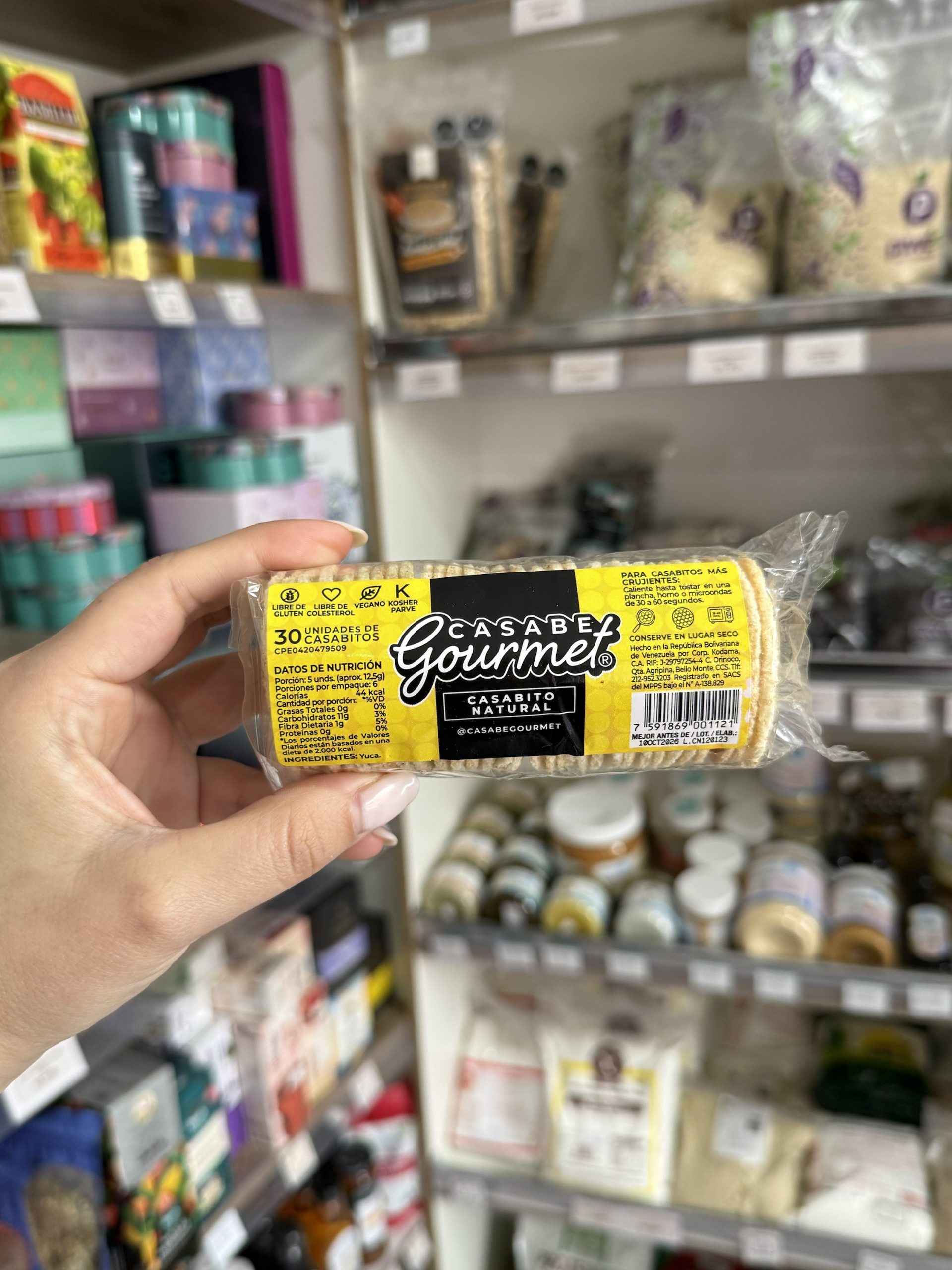 CASABE NATURAL 70 GR
