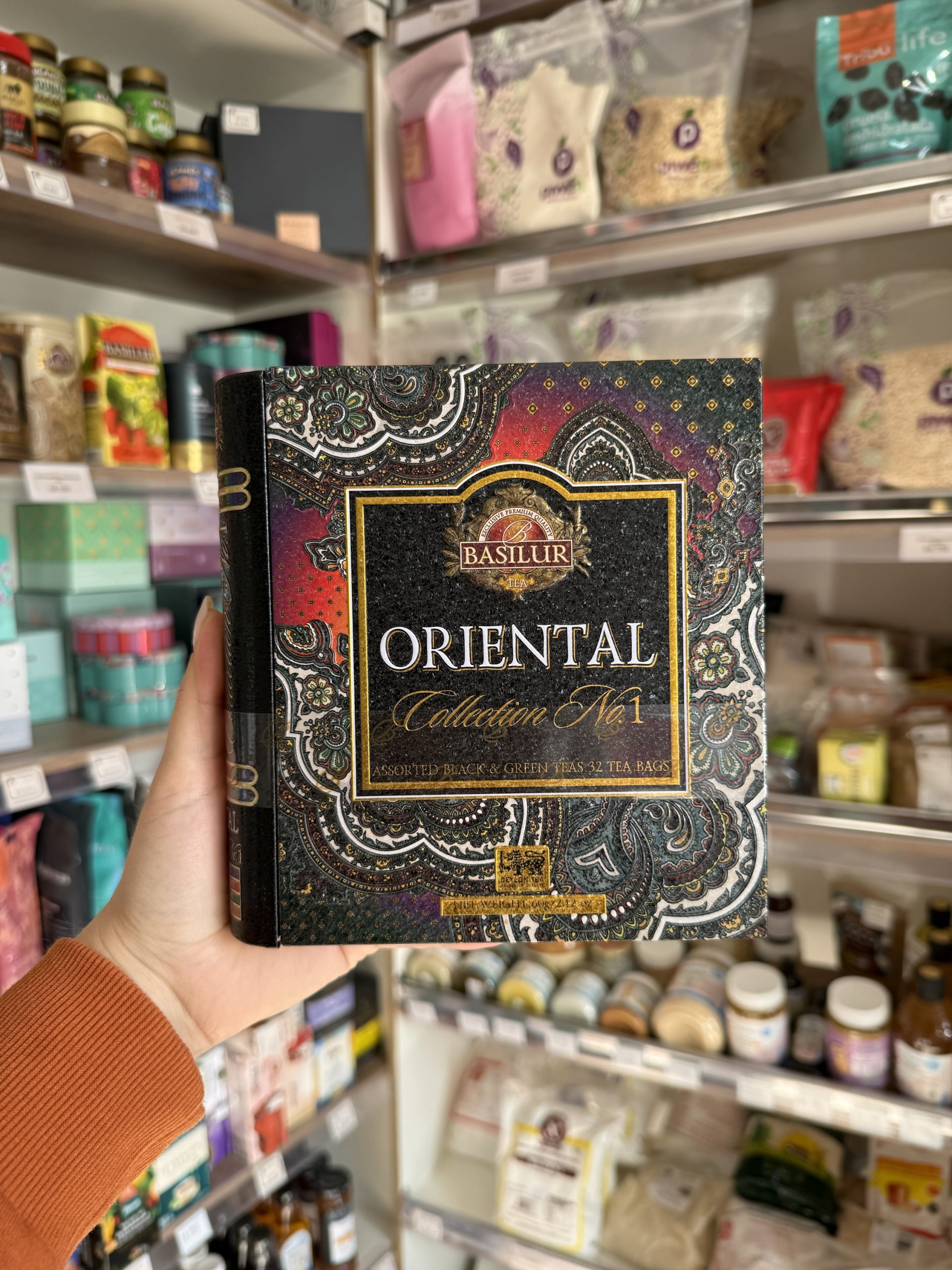 CAJA DE TÉ BASILUR ORIENTAL 32 BOLSAS