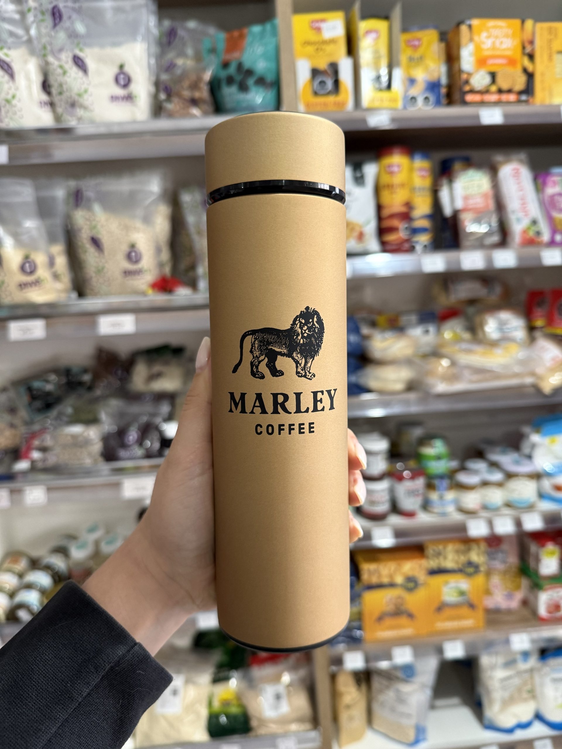 TRAVEL TERMO DORADO MARLEY