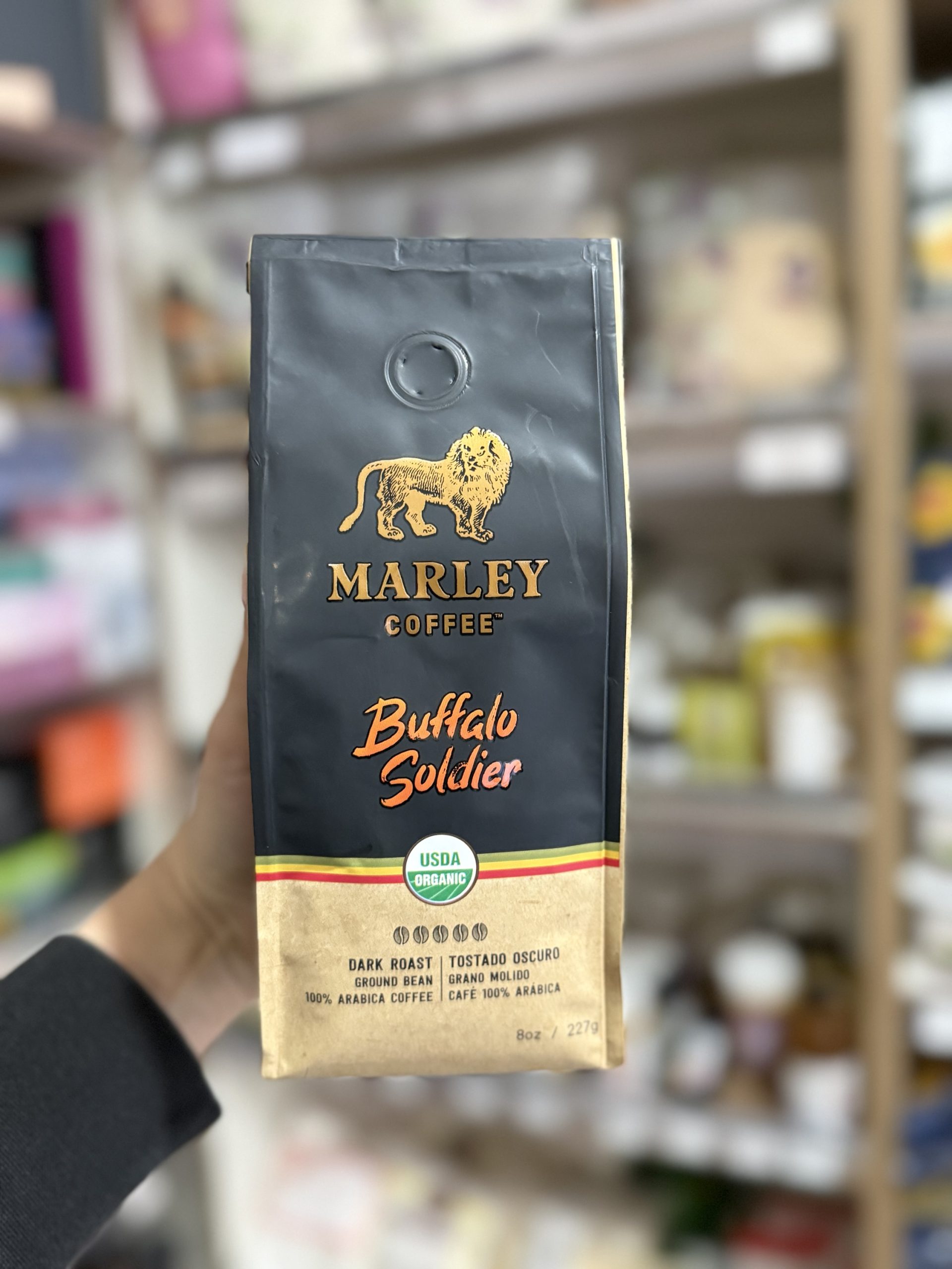 Café Orgánico Grano Molido Buffalo Soldier 227g