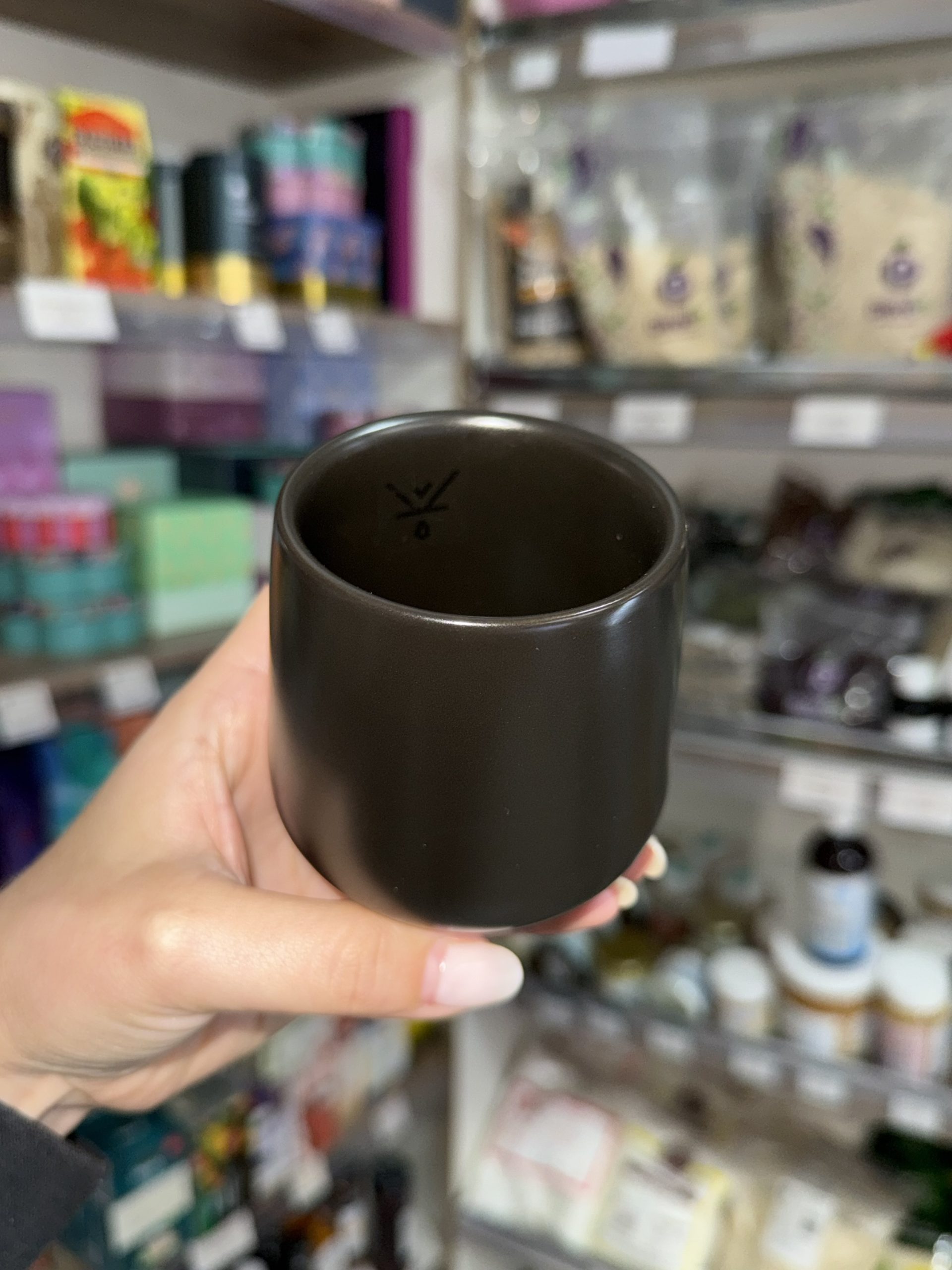 Set 2 Tazas Cerámica Lungo 150 ML Negro