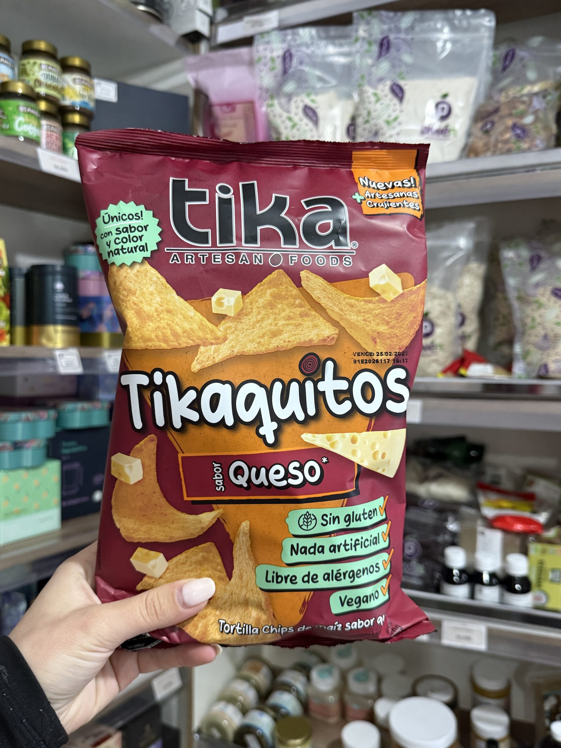 TIKAQUITOS QUESO 150 GR