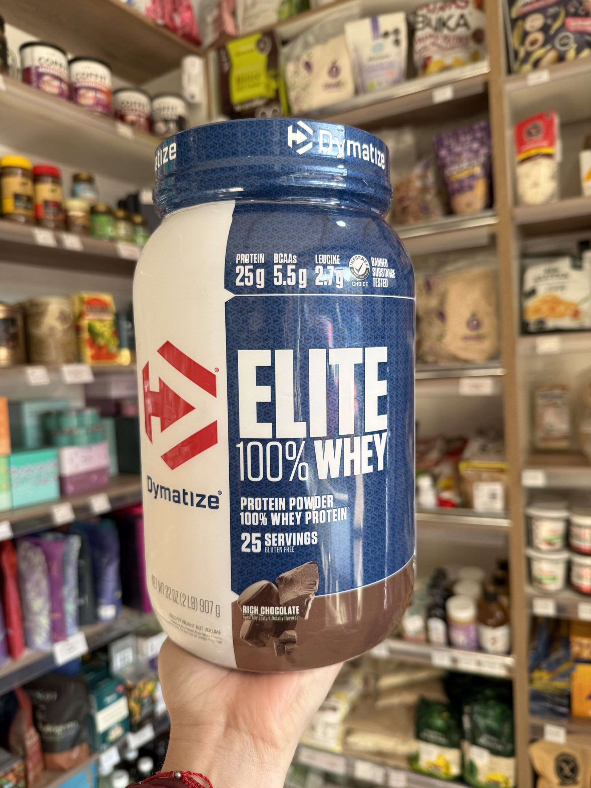 PROTEÍNA ELITE WHEY 2 LBS RICH CHOCOLATE