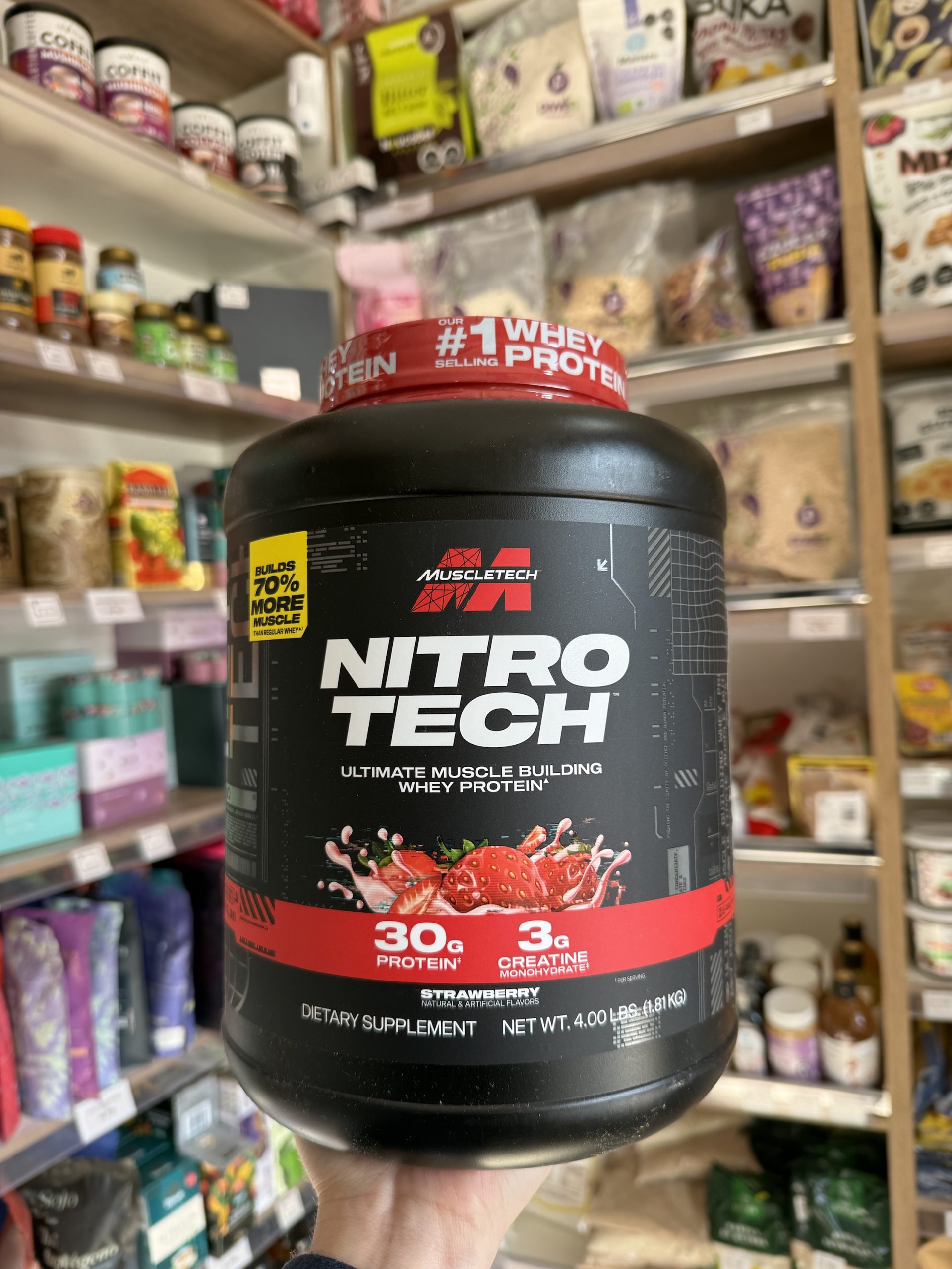 PROTEÍNA NITRO TECH 4 LB STRAWBERRY