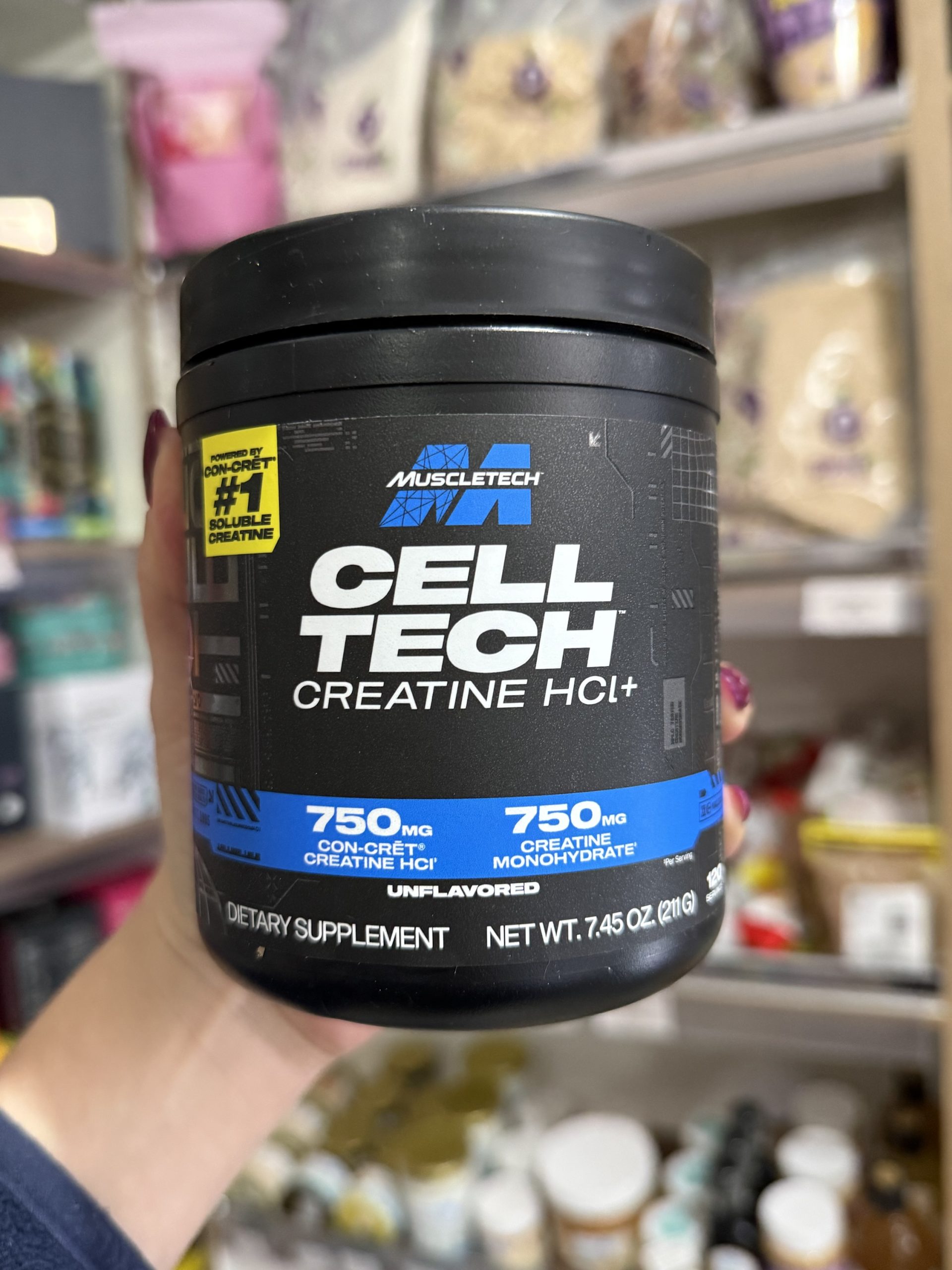CREATINA CELL TECH SIN SABOR 211 GR MUSCLETECH
