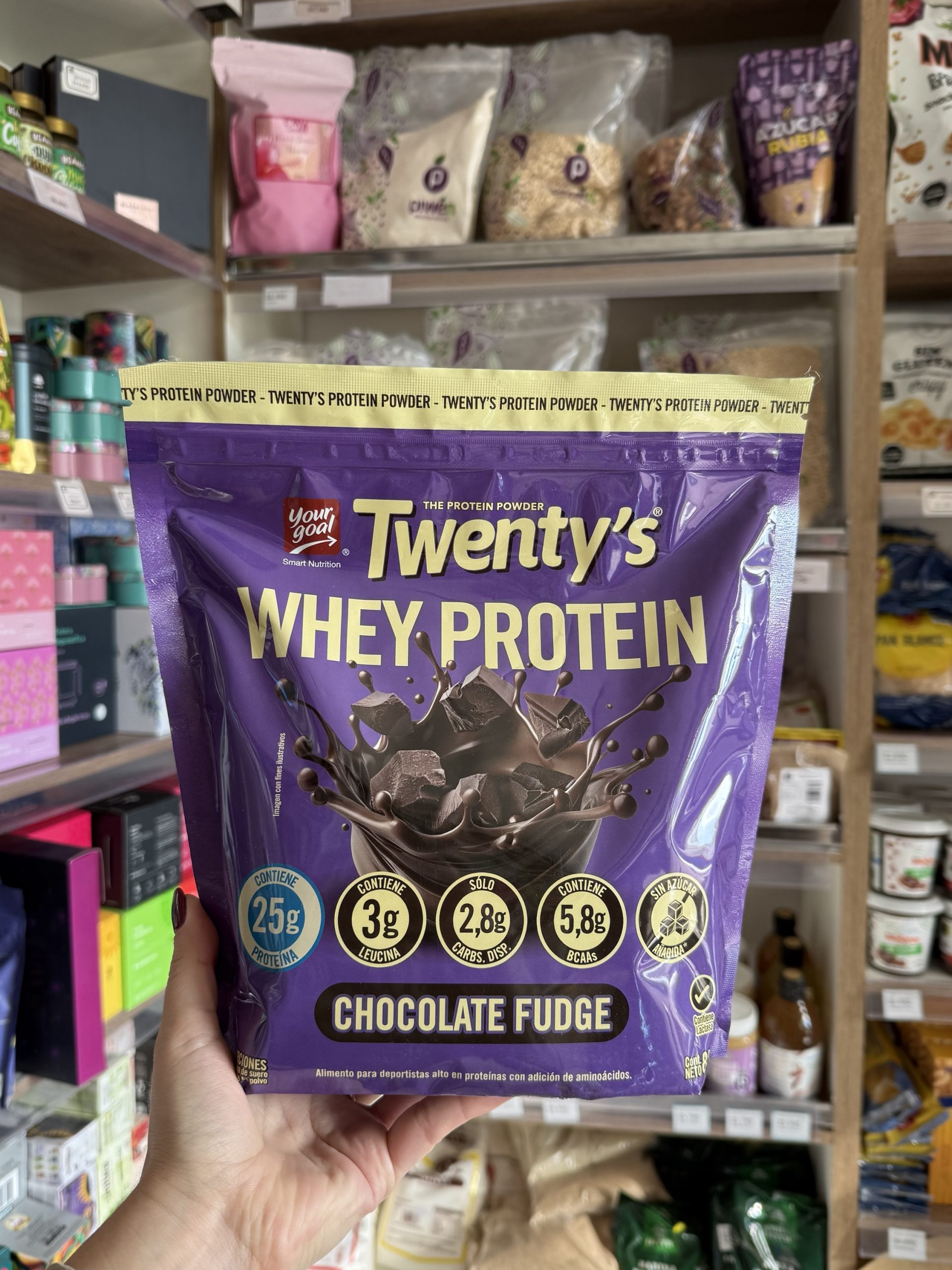 PROTEÍNA WHEY TWENTYS CHOCOLATE FUDGE 850 GR