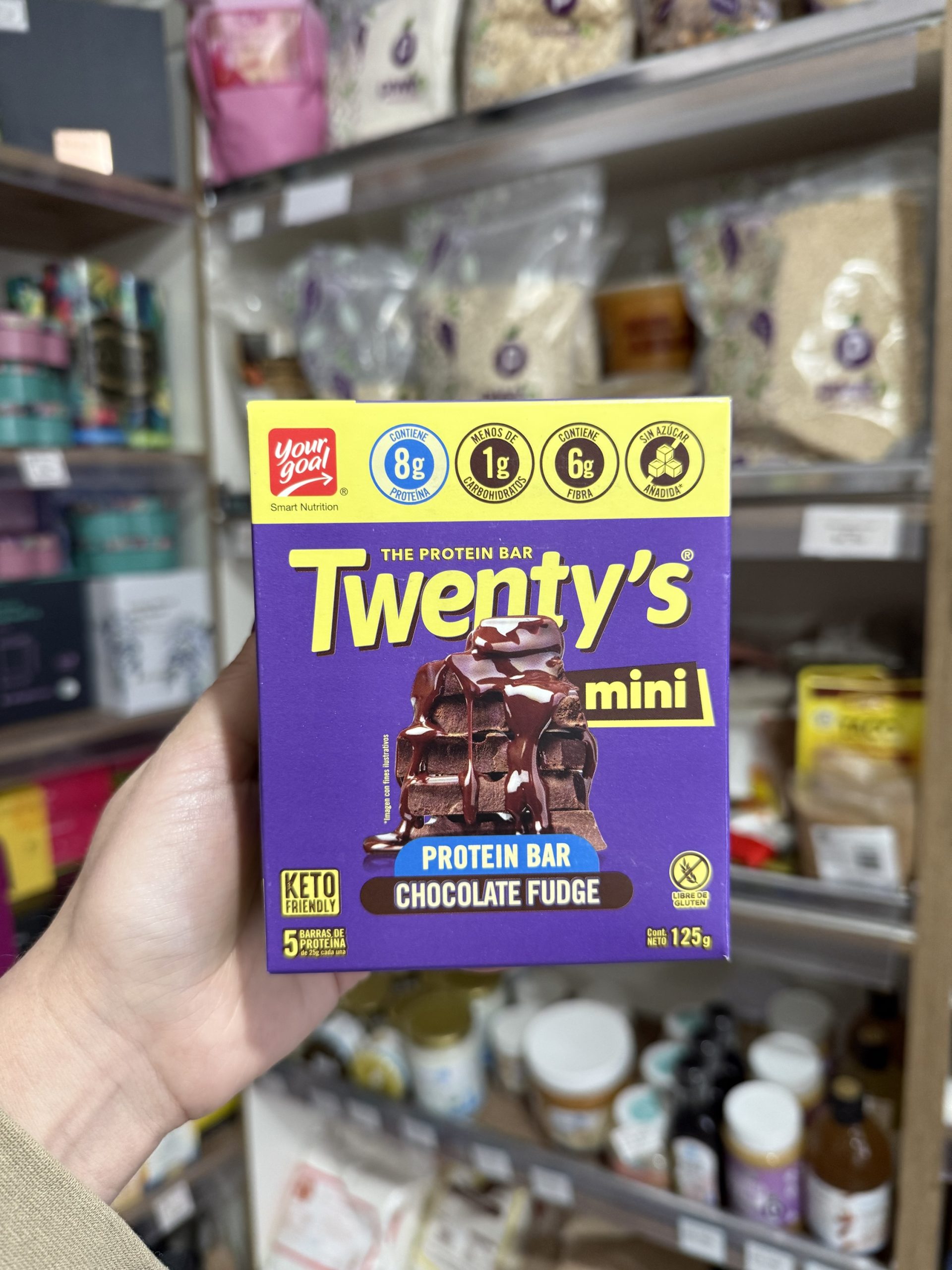 CAJA MINI TWENTYS CHOCOLATE FUDGE 125 GR
