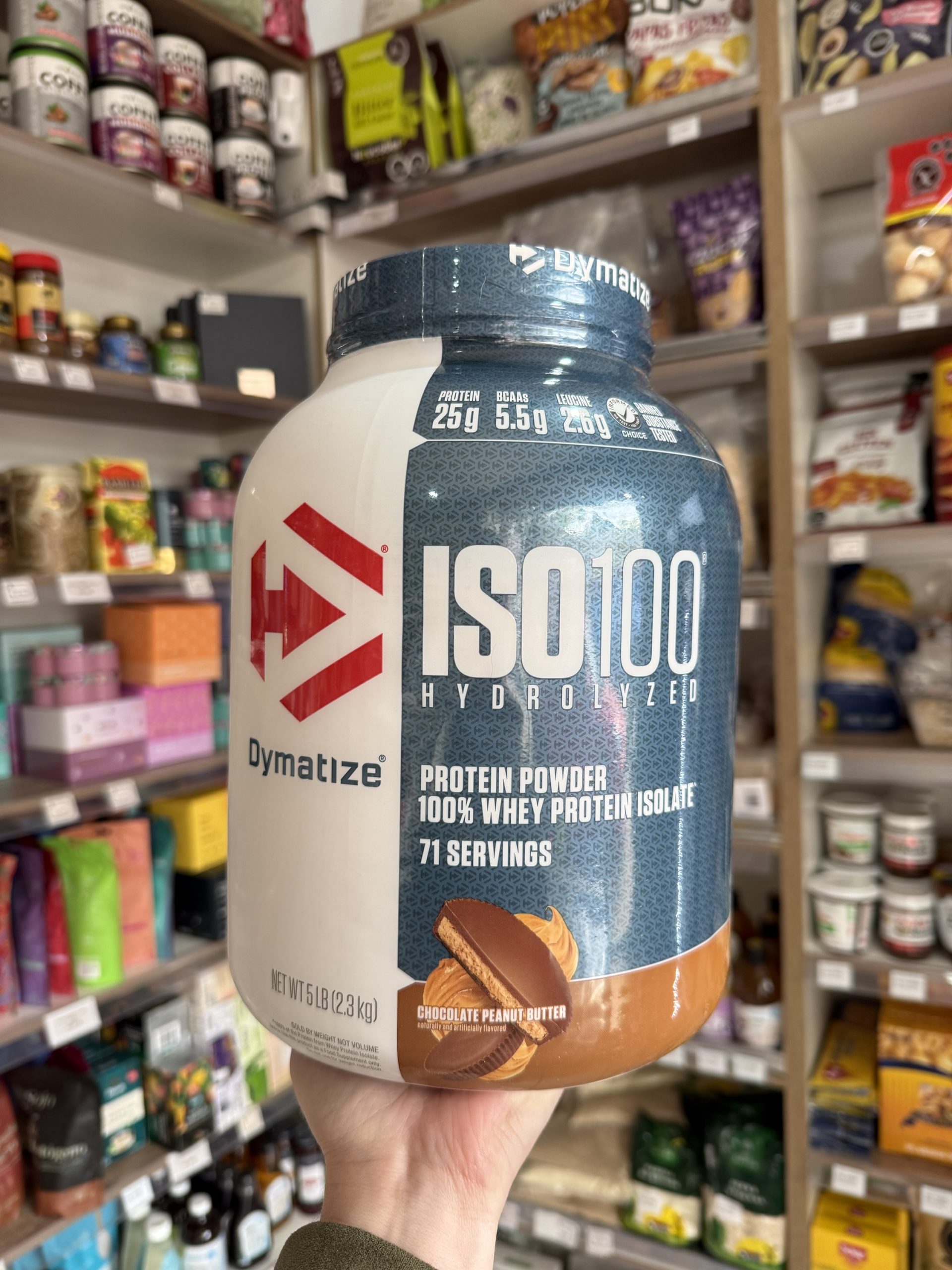 PROTEÍNA ISO 100 5 LB PEANUT BUTTER