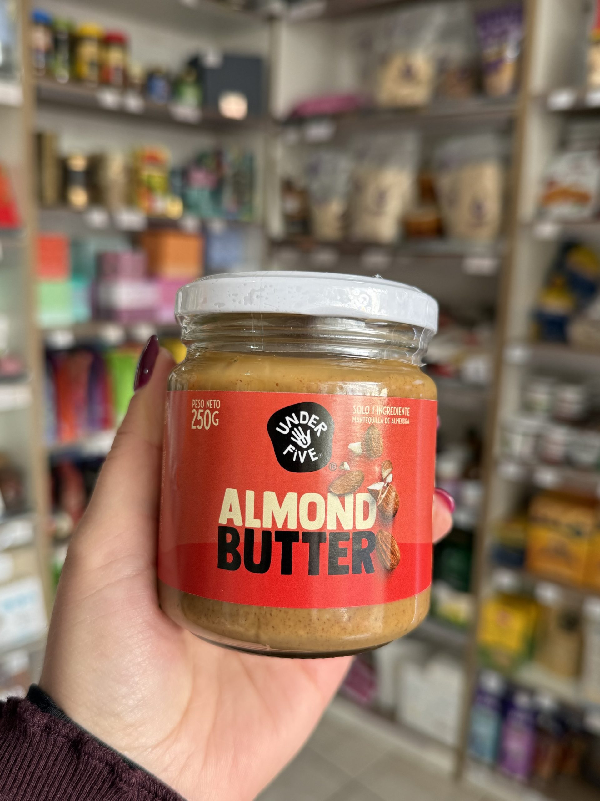 MANTEQUILLA DE ALMENDRA UNDER FIVE 250 GR