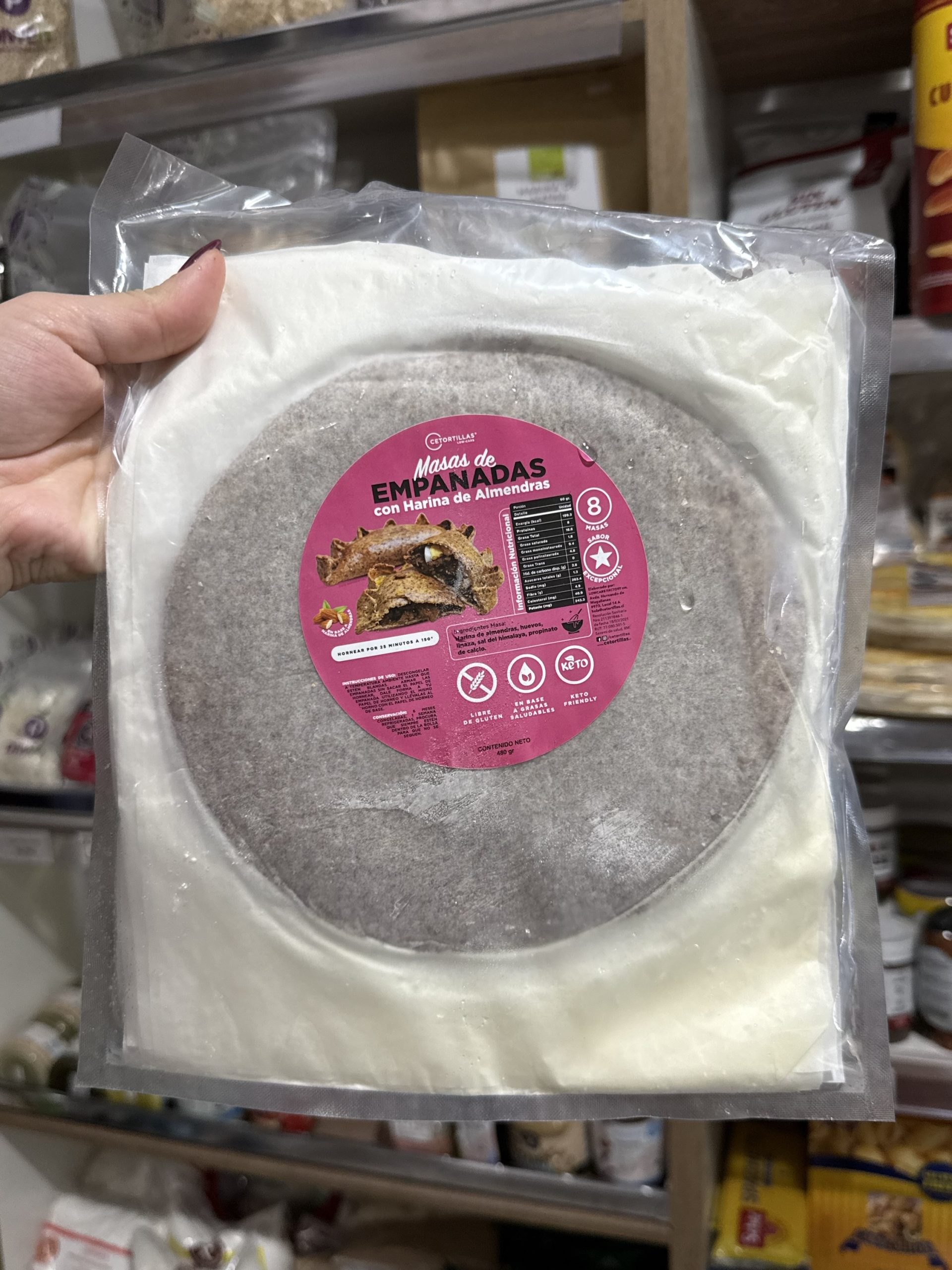 MASAS DE EMPANADAS KETO CETORTILLAS