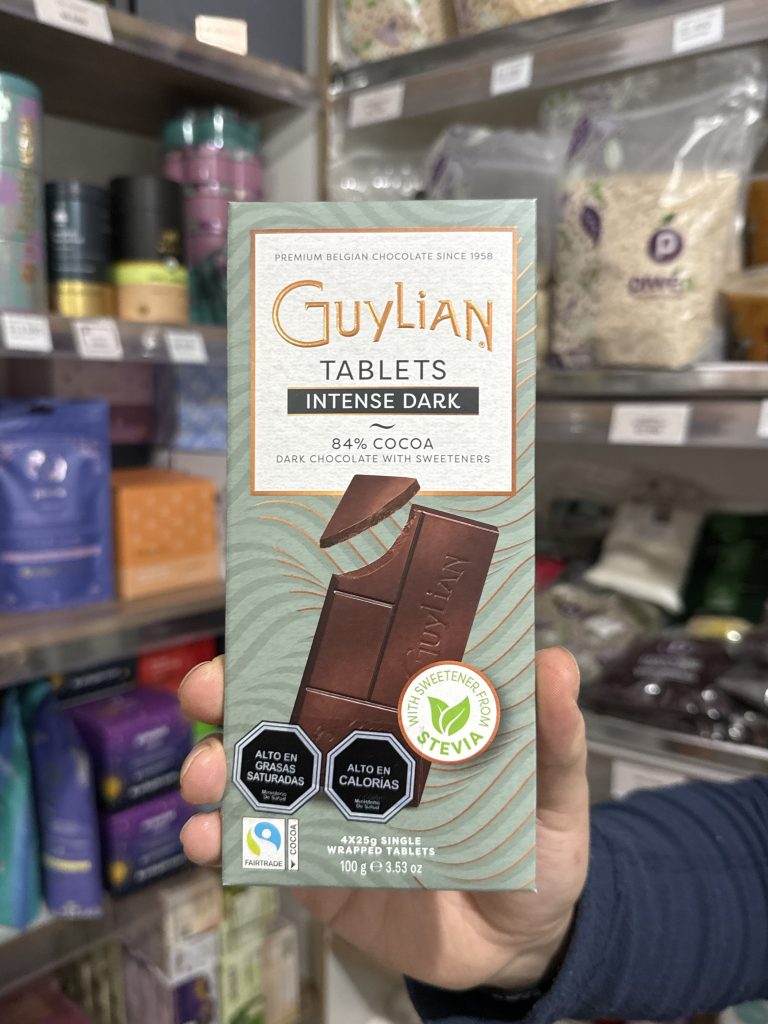 BARRA DE CHOCOLATE 100 GR GUYLIAN 84% CACAO