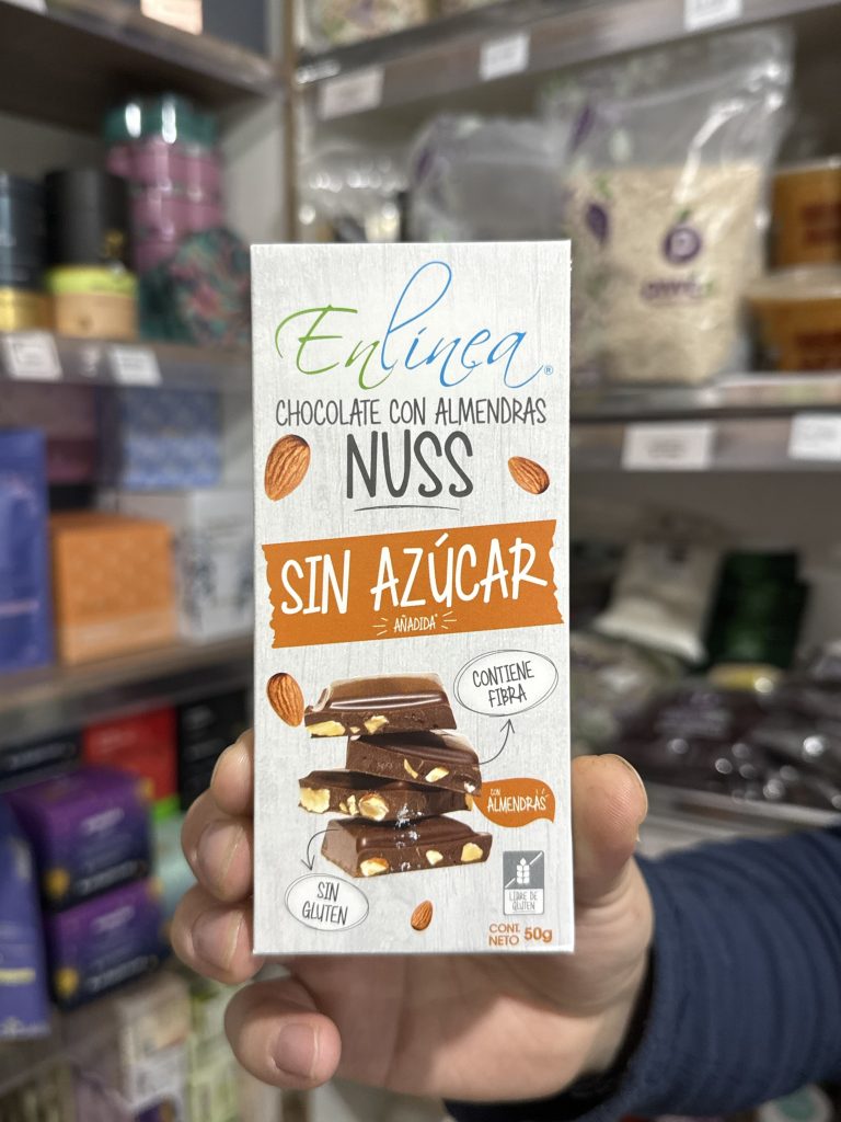 BARRA DE CHOCOLATE NUSS EN LÍNEA 50 GR